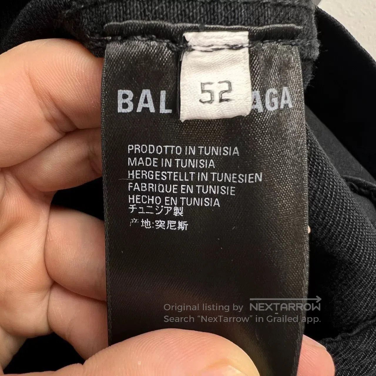 Balenciaga Balenciaga Embroidered Logo Denim Jacket Size 52. Size US XXL / EU 58 / 5 - 3 Thumbnail
