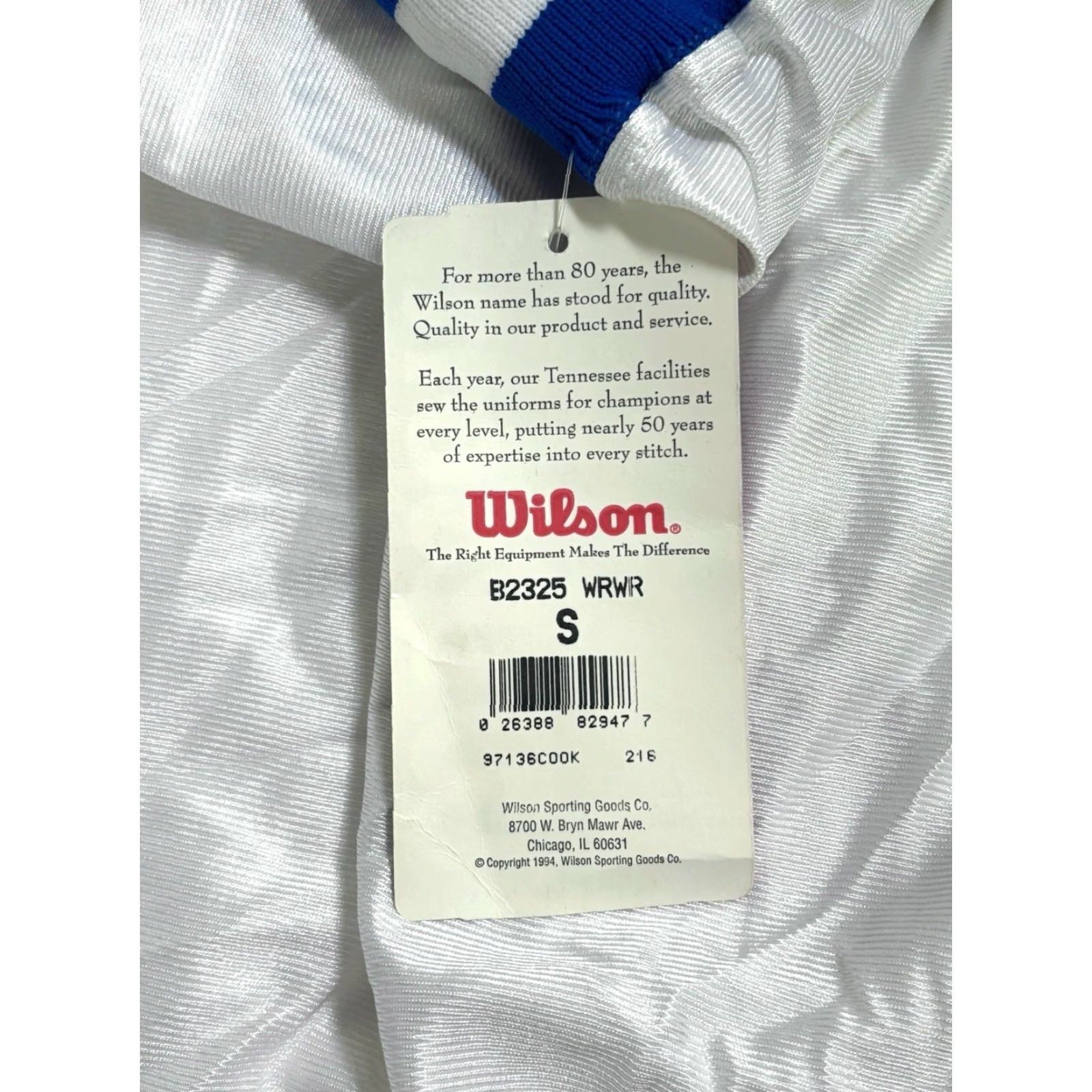 Wilson VINTAGE Wilson Basketball Shorts Mens S White 90s NWT NOS Made in USA Athletic 6.5” Inseam 13” Waist Drawstring USA 90s Size US 29 - 3 Thumbnail