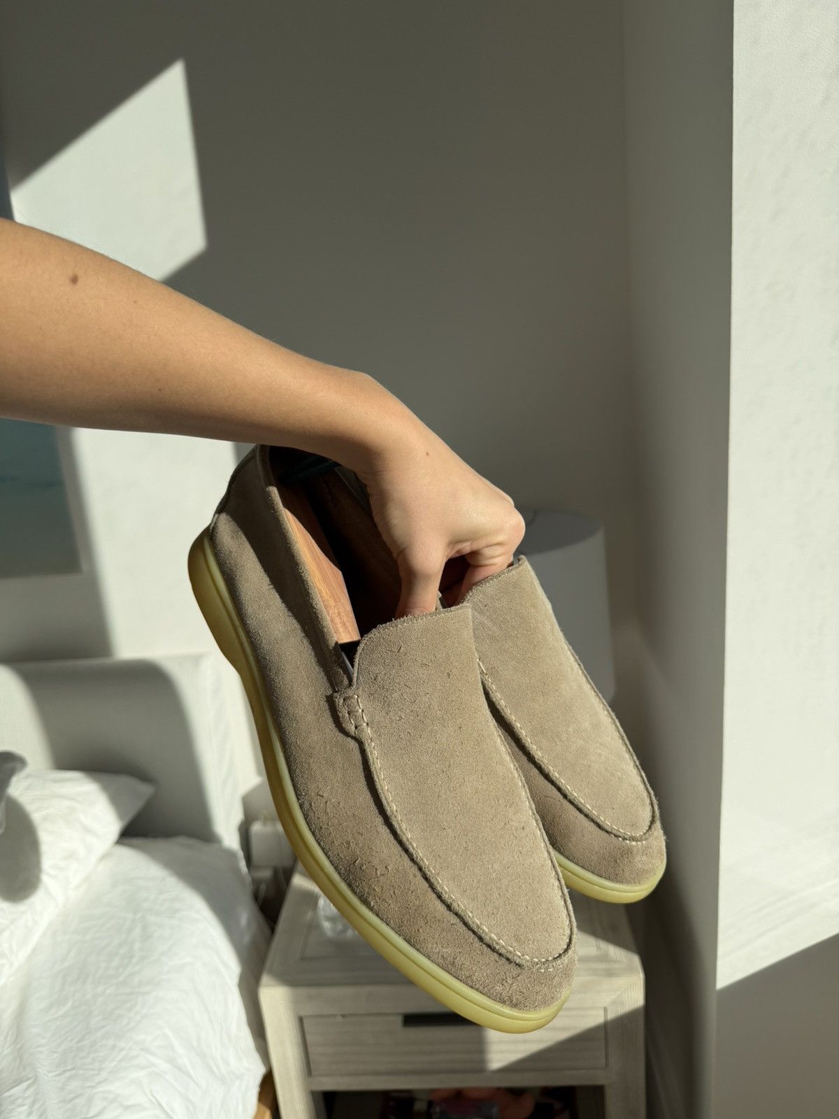 Suitsupply Suitsupply $329 Suede Size 12 Slip On Loafers Size US 12 / EU 45 - 3 Thumbnail