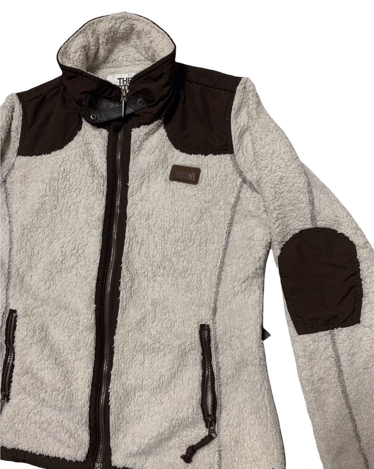 The North Face × Vintage STEAL💥 The North Face Fleece Brown Jacket for Women Size S / US 4 / IT 40 - 3 Thumbnail