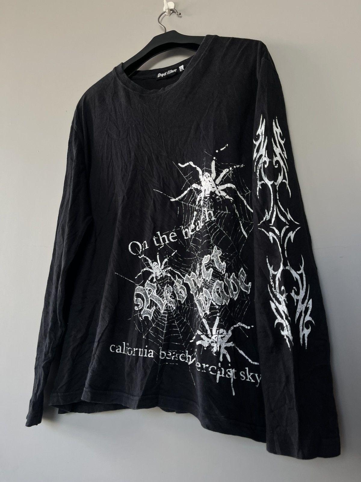 If Six Was Nine × KMRii × Yasuyuki Ishii JAPANESE RESPECT WAVE POEM GOTHIC SEDITIONARIES PUNK STYLE Size US L / EU 52-54 / 3 - 2 Thumbnail