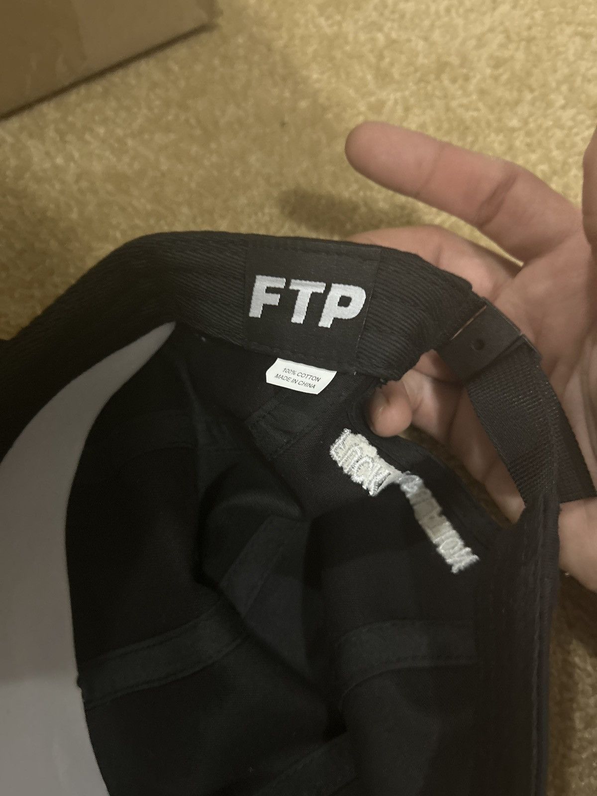 Fuck The Population FTP patch cap. Size ONE SIZE - 2 Thumbnail