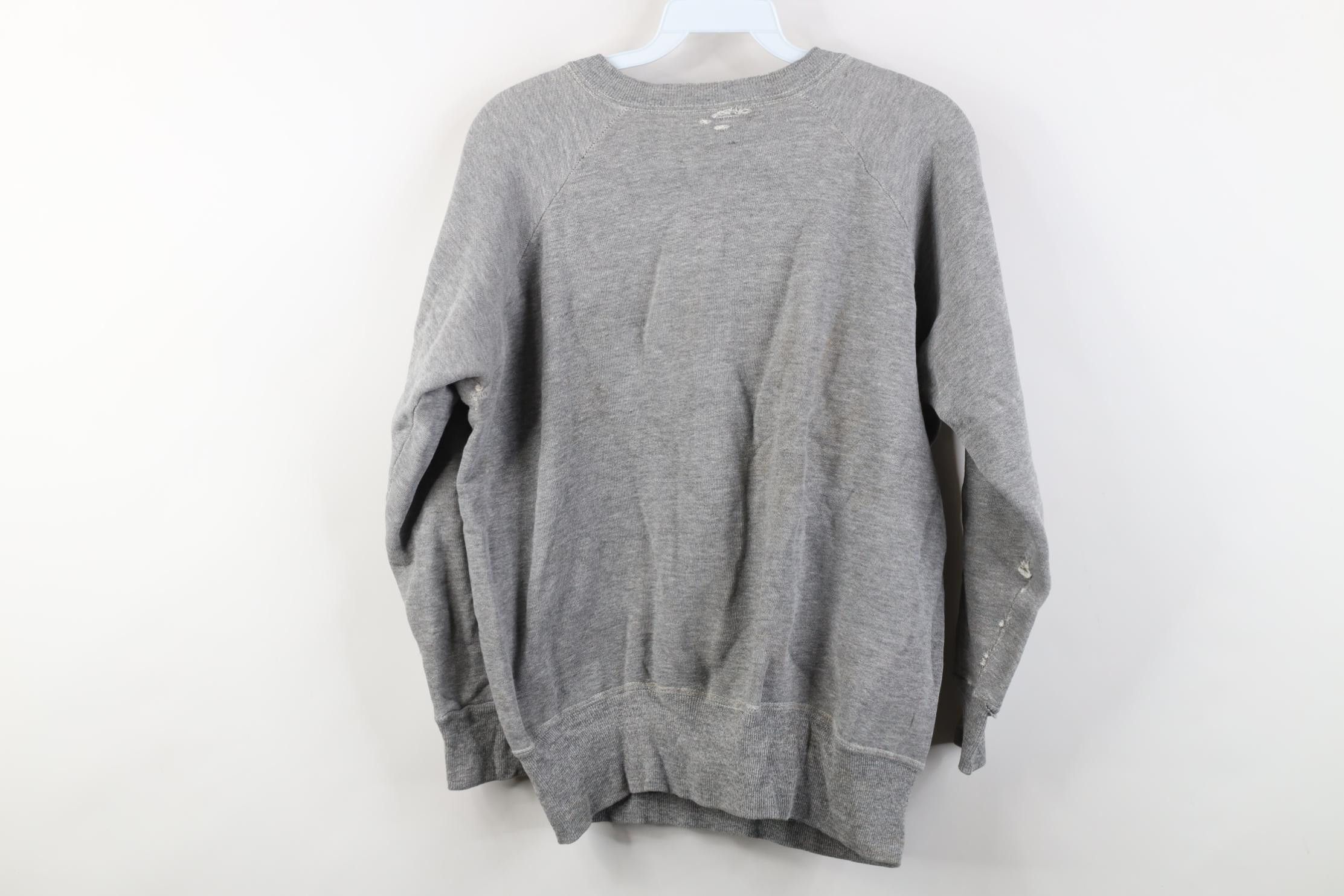 Vintage Vintage 70s Streetwear Triblend Sweatshirt Heather Gray Size US S / EU 44-46 / 1 - 14 Thumbnail
