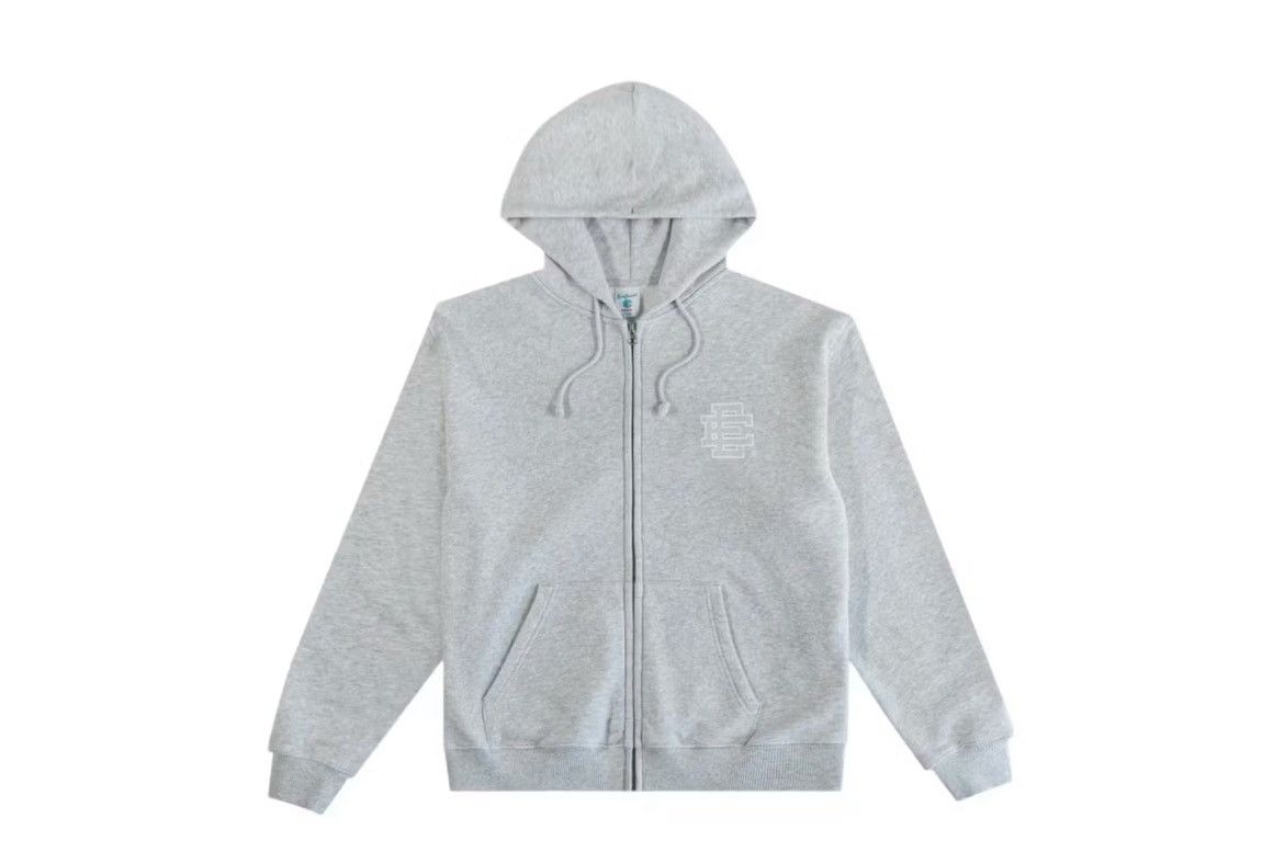 Eric Emanuel Eric Emanuel EE grey zip up hoodie XL Size US XL / EU 56 / 4 - 1 Thumbnail