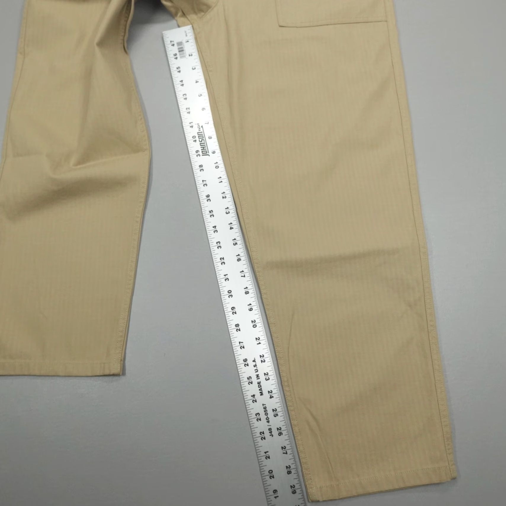 Nike Nike Life Fatigue Pants Straight Leg Mens 34 Beige Cotton 100% Khakis Casual Workwear Pockets Flat Front Military Vintage No 34 Mens Size US 34 / EU 50 - 6 Thumbnail