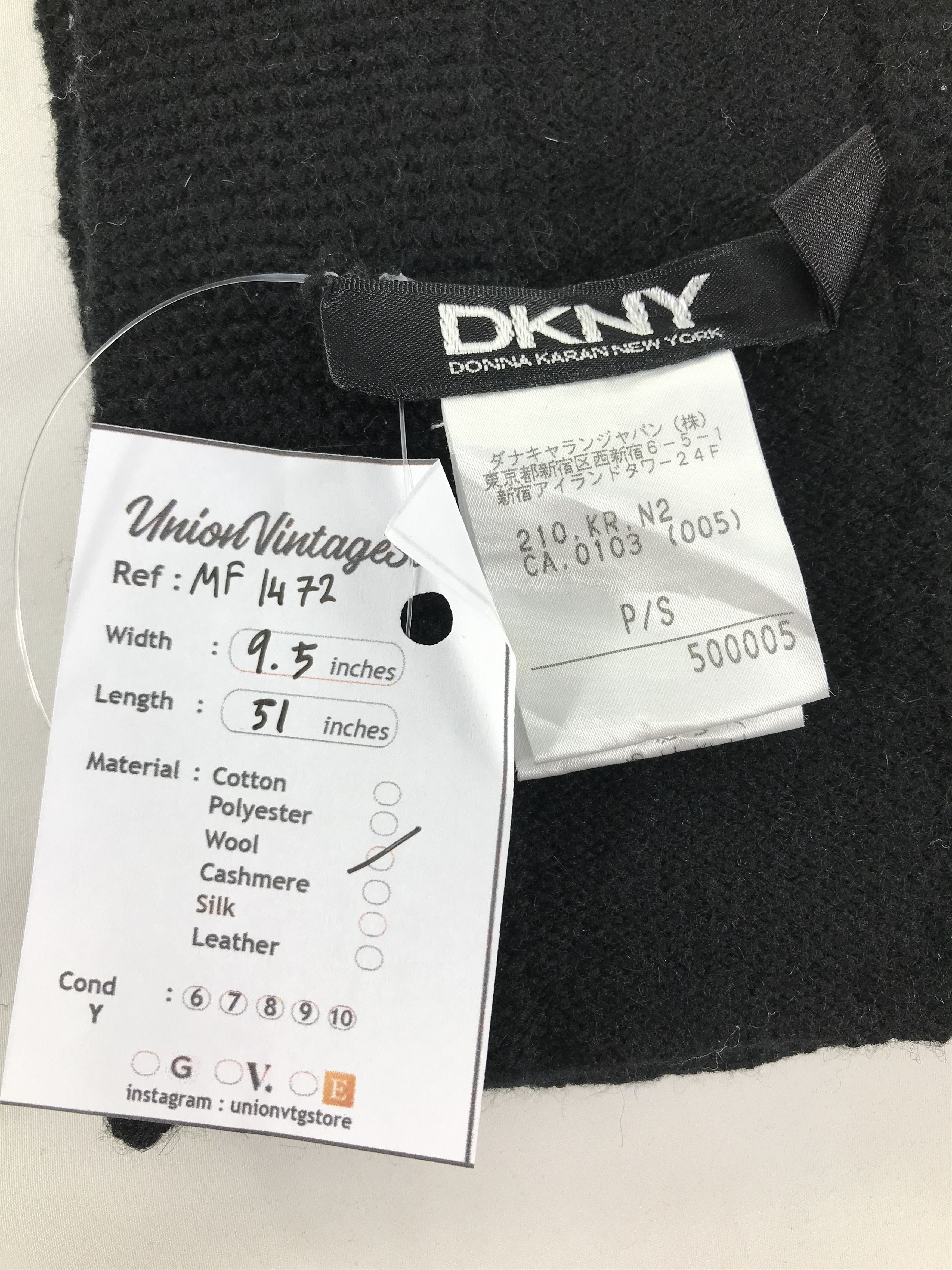 DKNY Vintage DKNY Scarf/Muffler/Neckwear MF1472 Size ONE SIZE - 4 Thumbnail