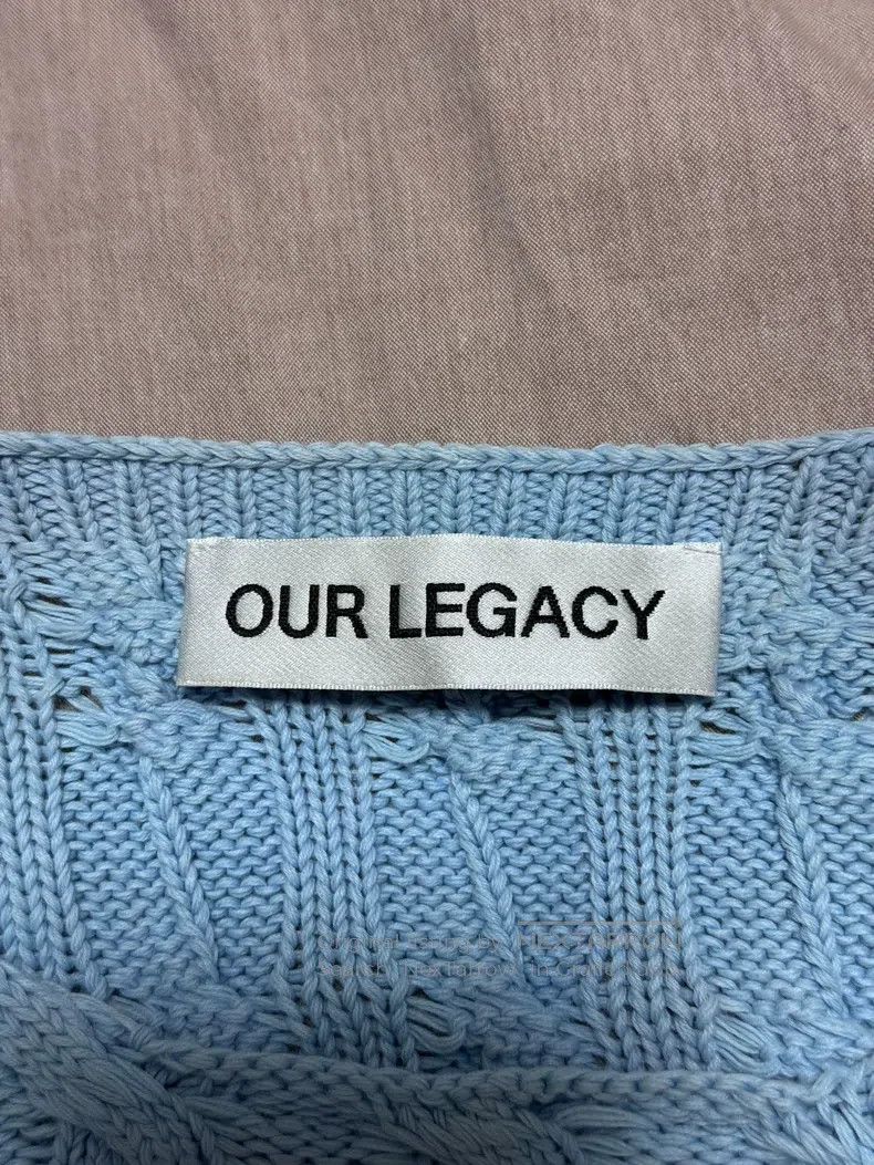 Our Legacy Our Legacy Blue Vintage Knit Sleeveless Round Neck Vest Size US M / EU 48-50 / 2 - 3 Thumbnail