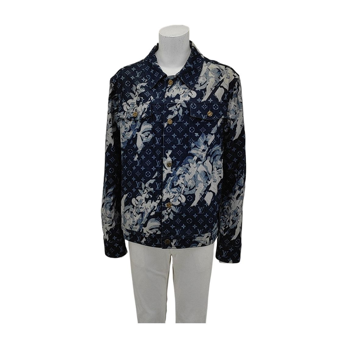 Louis Vuitton Louis Vuitton Monogram Floral Denim Jacket Size 54 Size US L / EU 52-54 / 3 - 1 Thumbnail