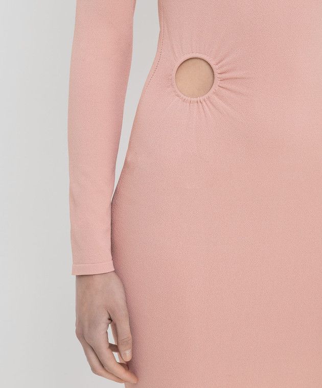 Tom Ford o1y0126 Midi Dress in Blush Size L / US 10 / IT 46 - 5 Thumbnail
