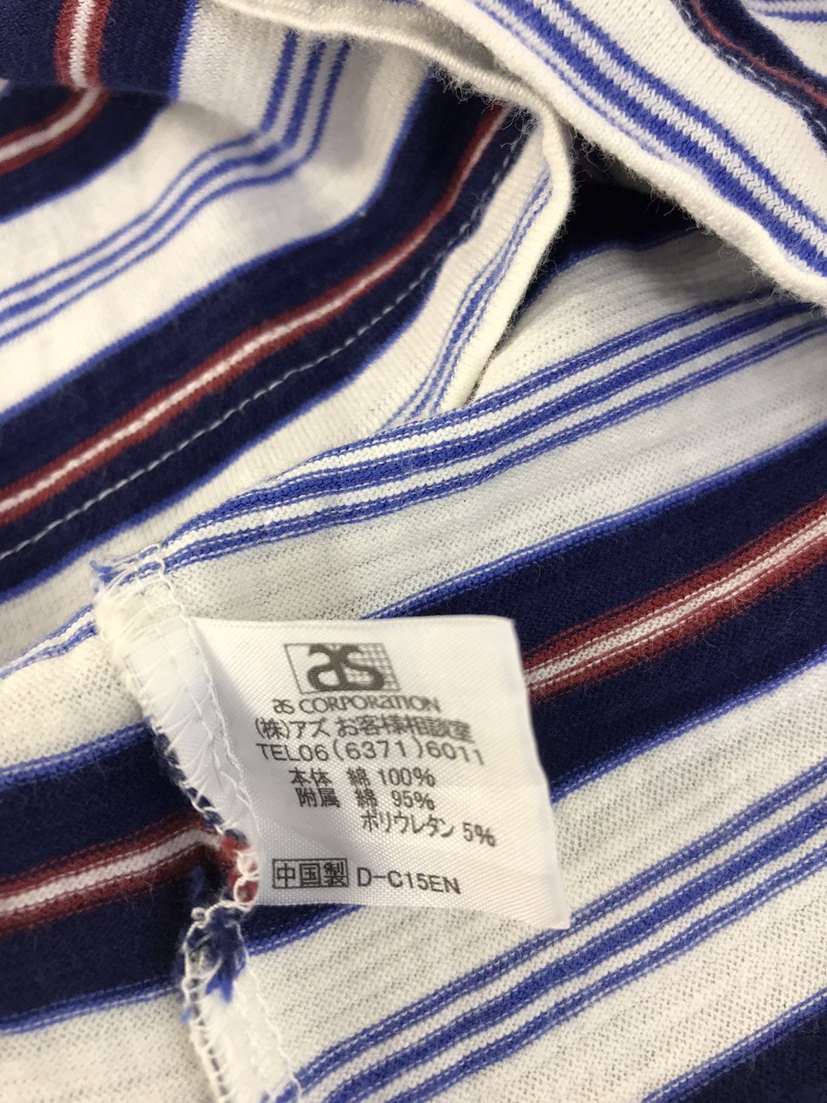 Japanese Brand × Takeo Kikuchi × Vintage Vintage Takeo Kikuchi Striped Long Sleeve T.Shirt Size US M / EU 48-50 / 2 - 7 Thumbnail