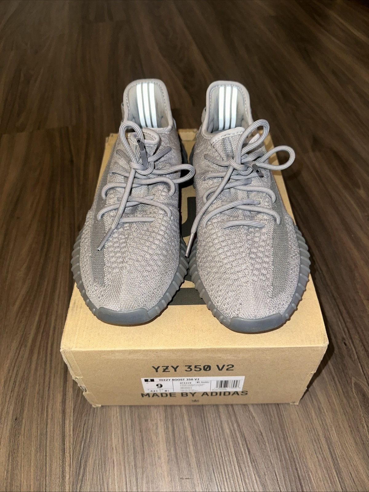 Adidas  Yeezy Yeezy Boost 350 V2 Steel Grey 'IF3219' Size 9 - Worn Once |  Grailed