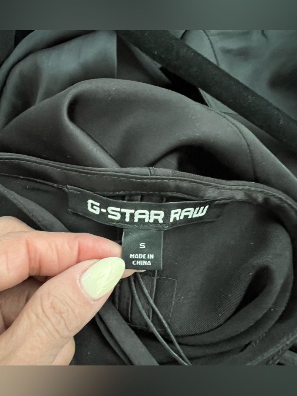 G-Star G-Star RAW Black Satin Slip Dress Midi Slit Adjustable Stra Size S / US 4 / IT 40 - 9 Thumbnail