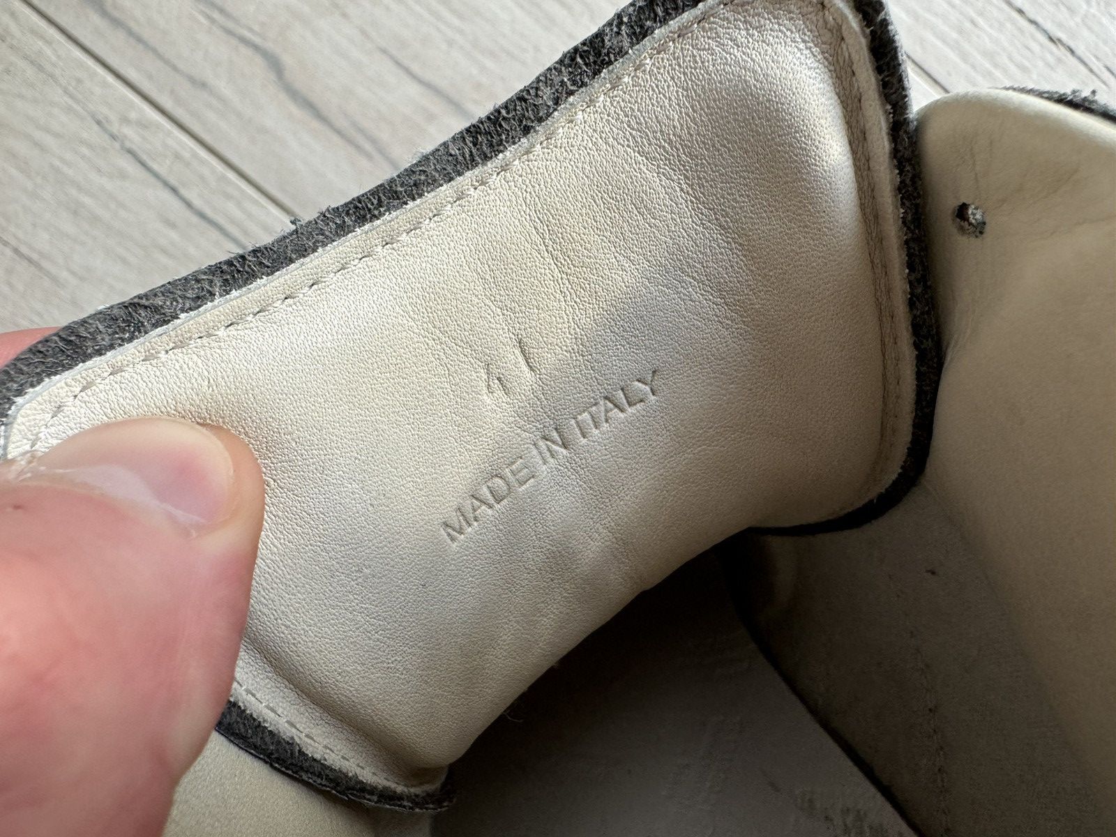 Maison Margiela Maison Margiela Snakeskin Reflective High Top Sneakers Size US 8 / EU 41 - 12 Thumbnail