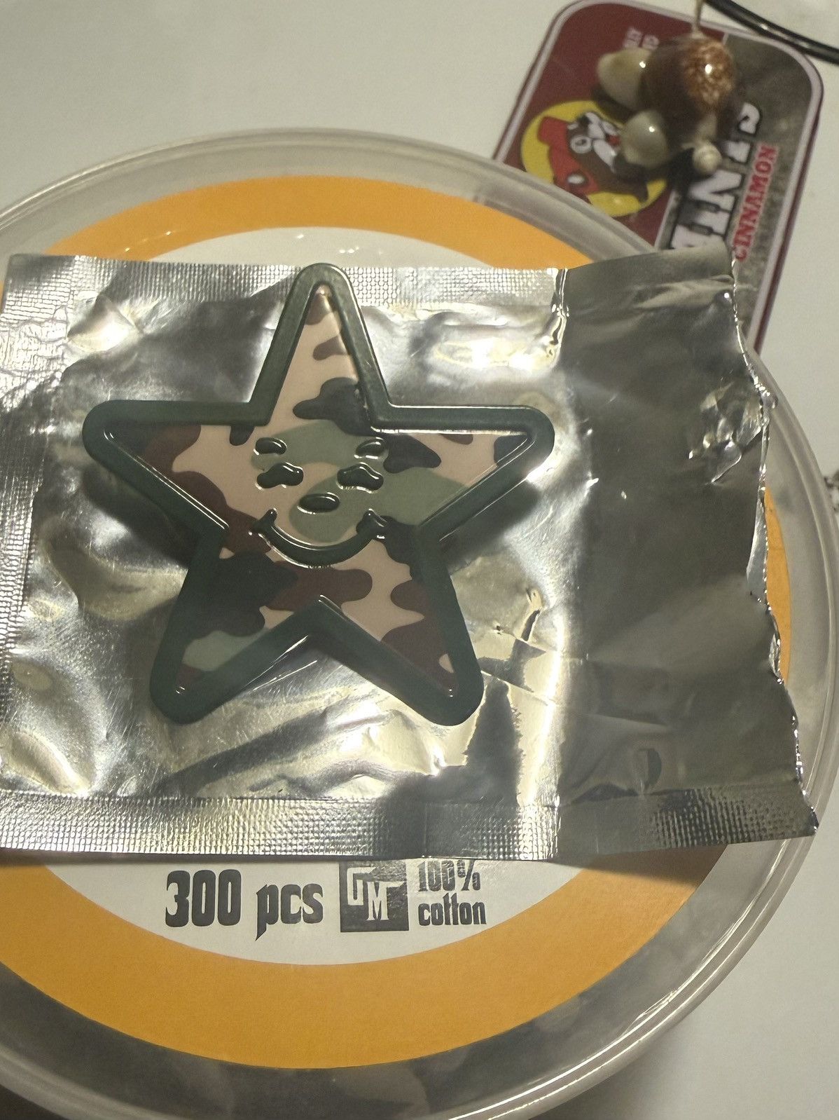 Asspizza ASSPIZZA PIN - ORANGE/CAMOUFLAGE | Grailed