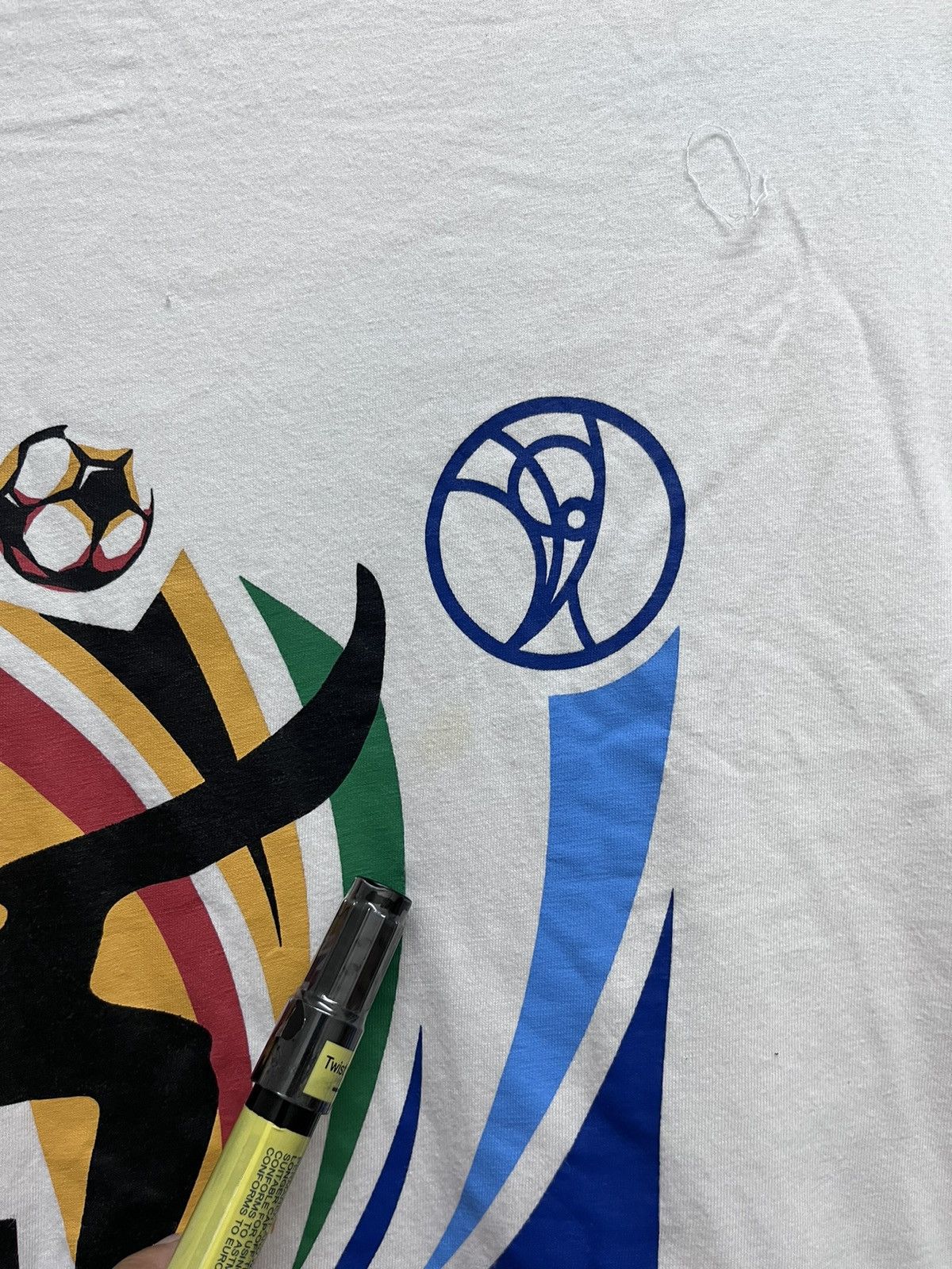 Vintage South africa 2010 Fifa World Cup T-Shirt Size US XL / EU 56 / 4 - 2 Thumbnail