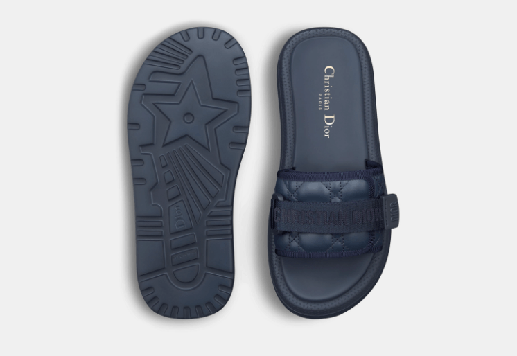 Dior o1w1db10725 KCO041 Evolution Slides in Deep Blue Size US 7 / IT 37 - 4 Thumbnail
