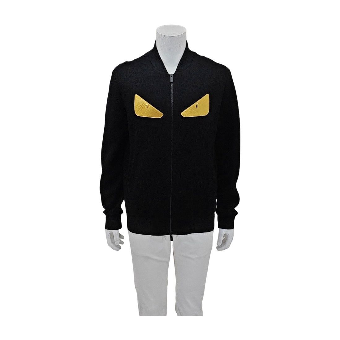 Fendi Fendi Gold Bug Eyes Zip Up Bomber Jacket 50 Size US M / EU 48-50 / 2 - 1 Thumbnail