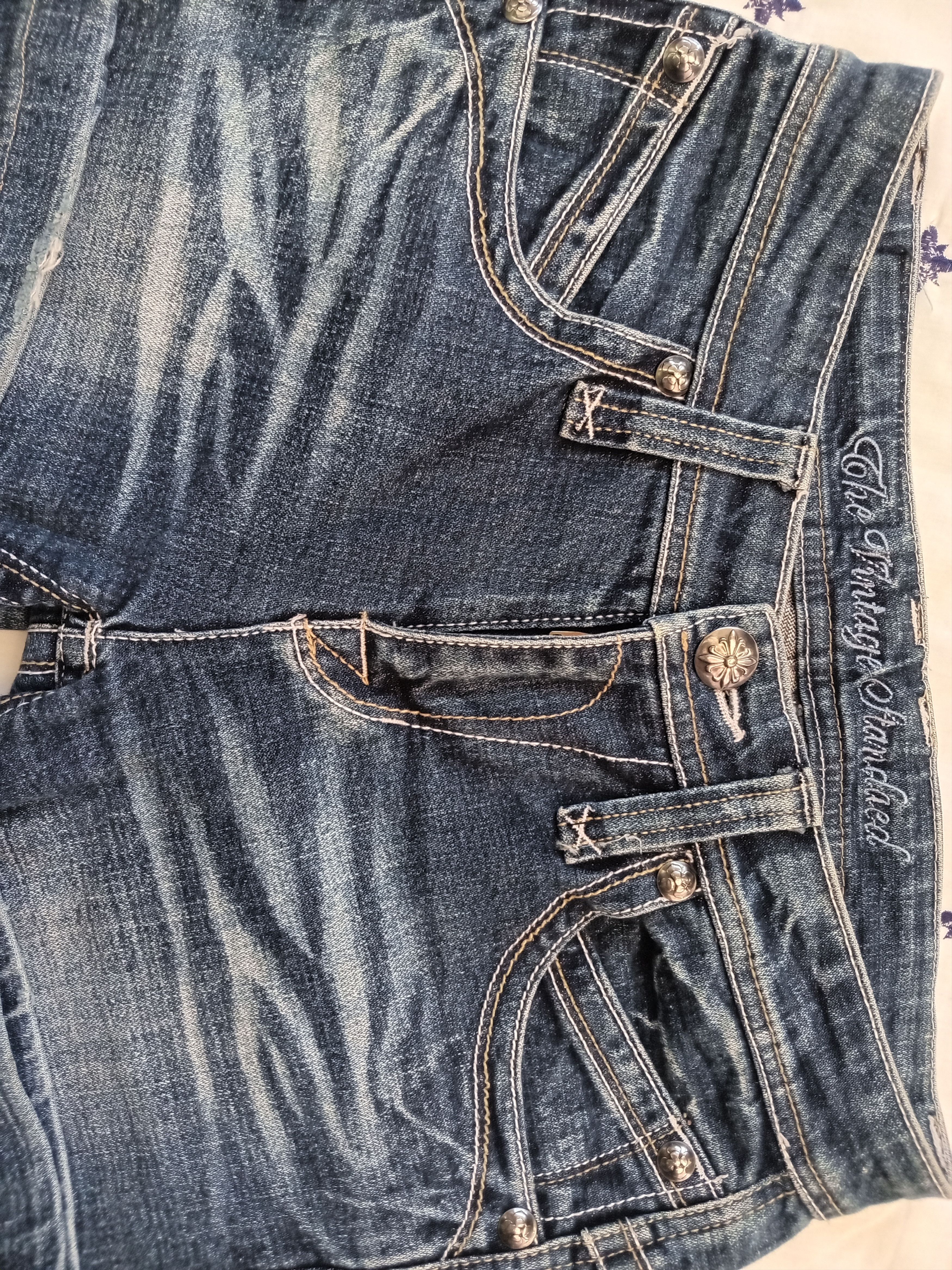 Japanese Brand Original Jeans Garment Japanese Flared Jeans Size 28" / US 6 / IT 42 - 12 Thumbnail
