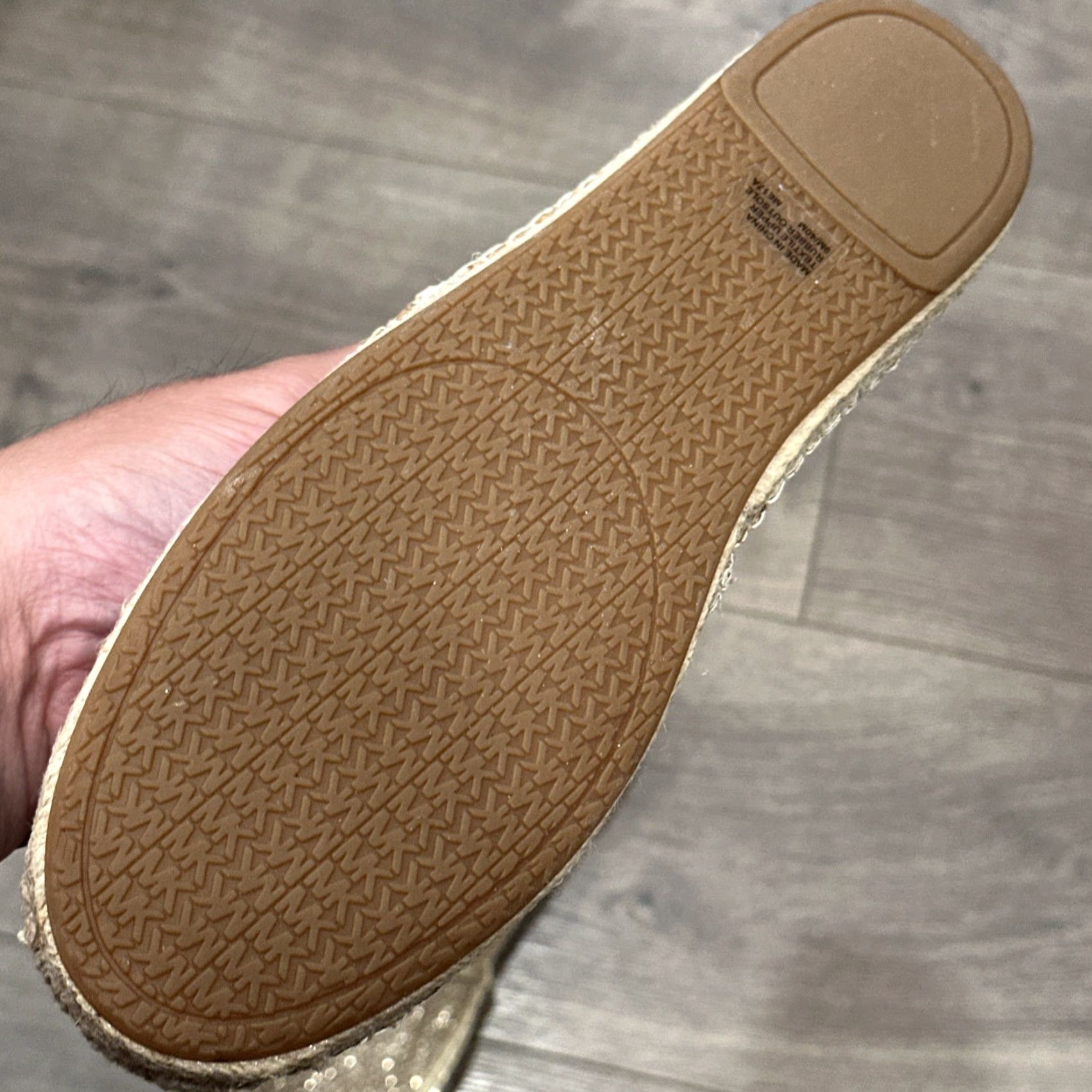 Michael Kors MICHAEL KORS Gold Flats Women Size 9M Synthetic Metal Size US 9 / IT 39 - 4 Thumbnail