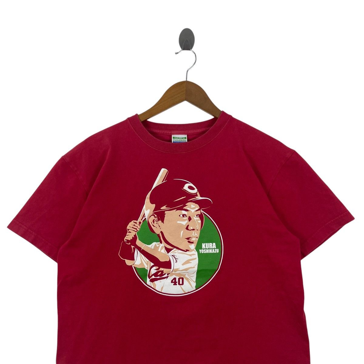 MLB × Vintage Vintage Japanes Baseball Player Yoshikazu Kura Tee Shirt Size US L / EU 52-54 / 3 - 2 Thumbnail