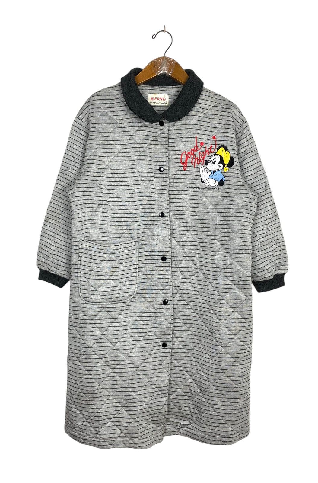 Disney × Mickey Mouse Rare‼️ Erny Walt Disney Night Wear Snap Button Made in Japan Size M / US 6-8 / IT 42-44 - 1 Thumbnail
