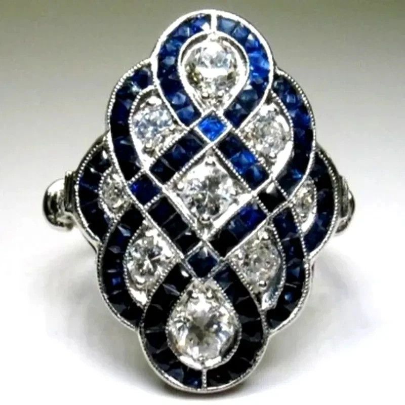 Other 1pc Luxury Women's Cubic Zirconia Ornate Ring Size 6 Size ONE SIZE - 2 Thumbnail