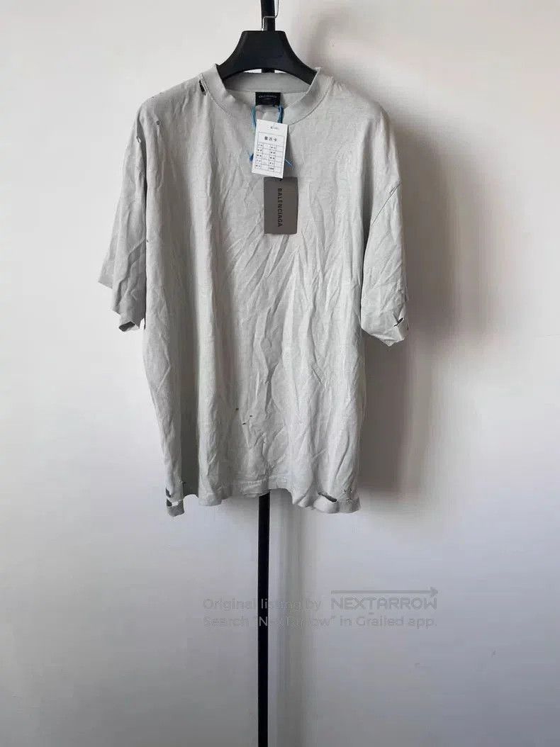 Balenciaga Balenciaga Back Logo Print Crewneck T-shirt. Size US XS / EU 42 / 0 - 2 Thumbnail