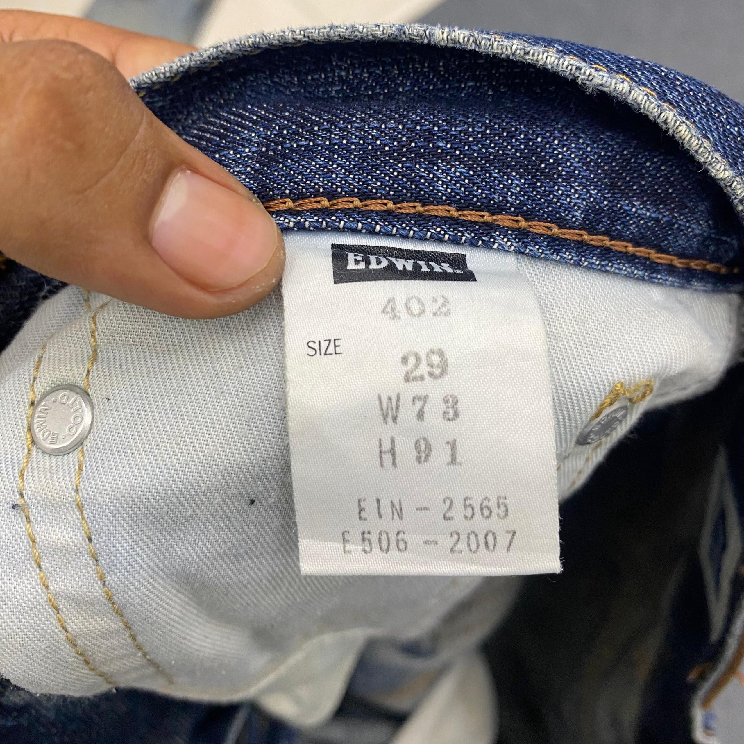 Edwin 💥Best Offer💥Vintage Edwin 503 Distressed Denim Size US 31 - 15 Thumbnail