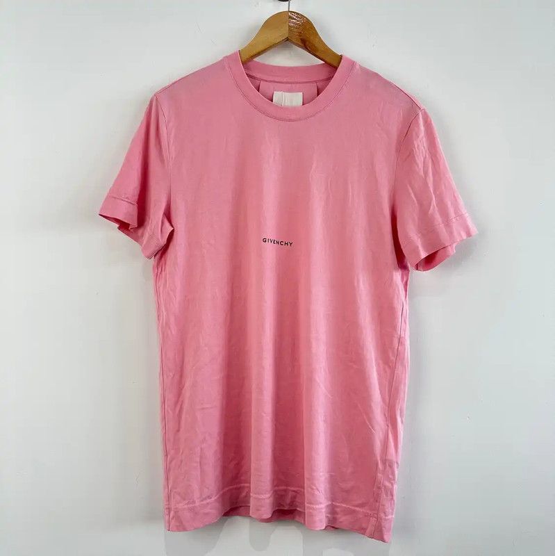 Givenchy Givenchy Pink Cotton Men's T-Shirt 0089 Size US S / EU 44-46 / 1 - 1 Thumbnail