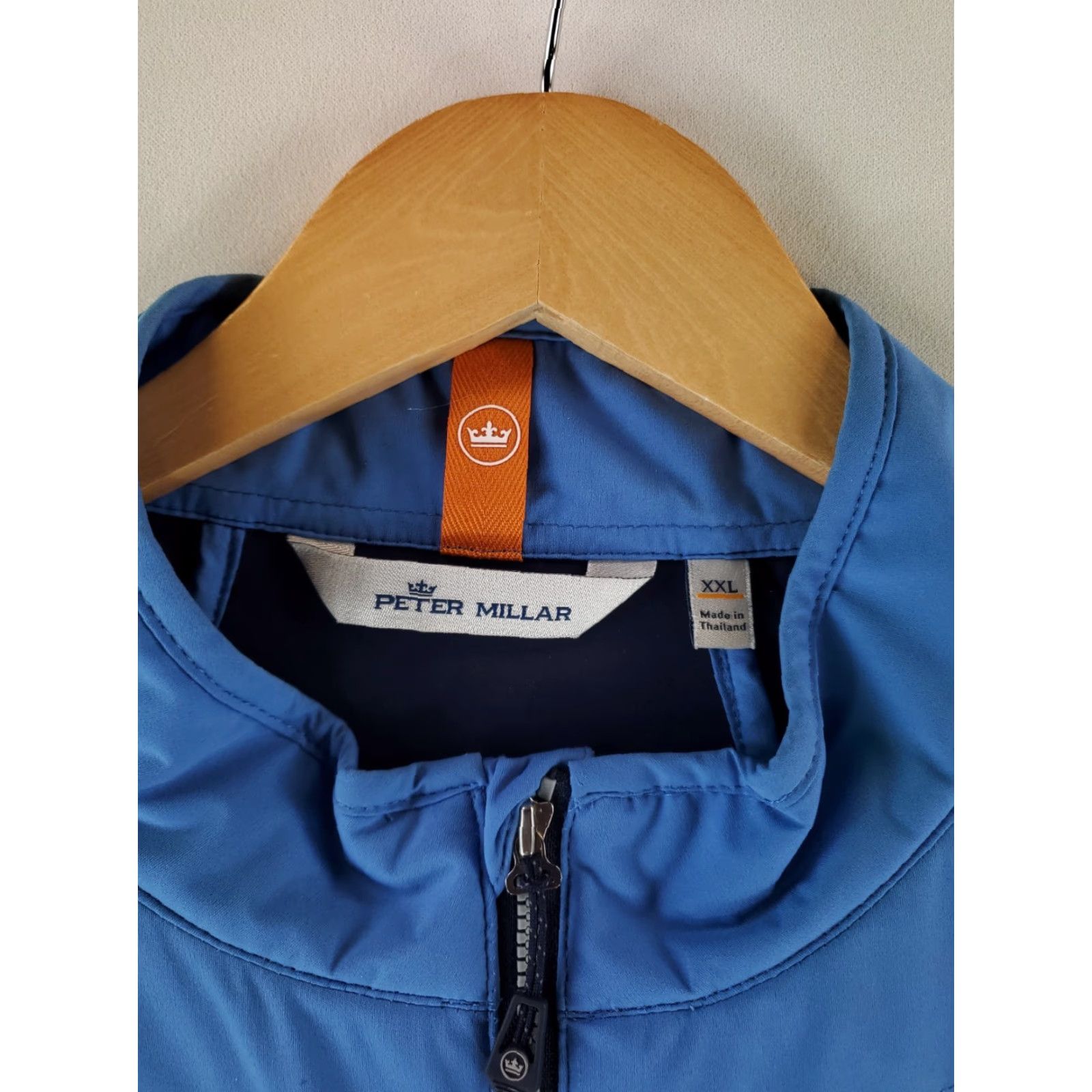 Peter Millar Peter Millar Jacket Merge Elite Performance Golf Blue Mens 2XL XXL Windbreaker Brand Jacket Men Blue 2XL Size US XXL / EU 58 / 5 - 3 Thumbnail