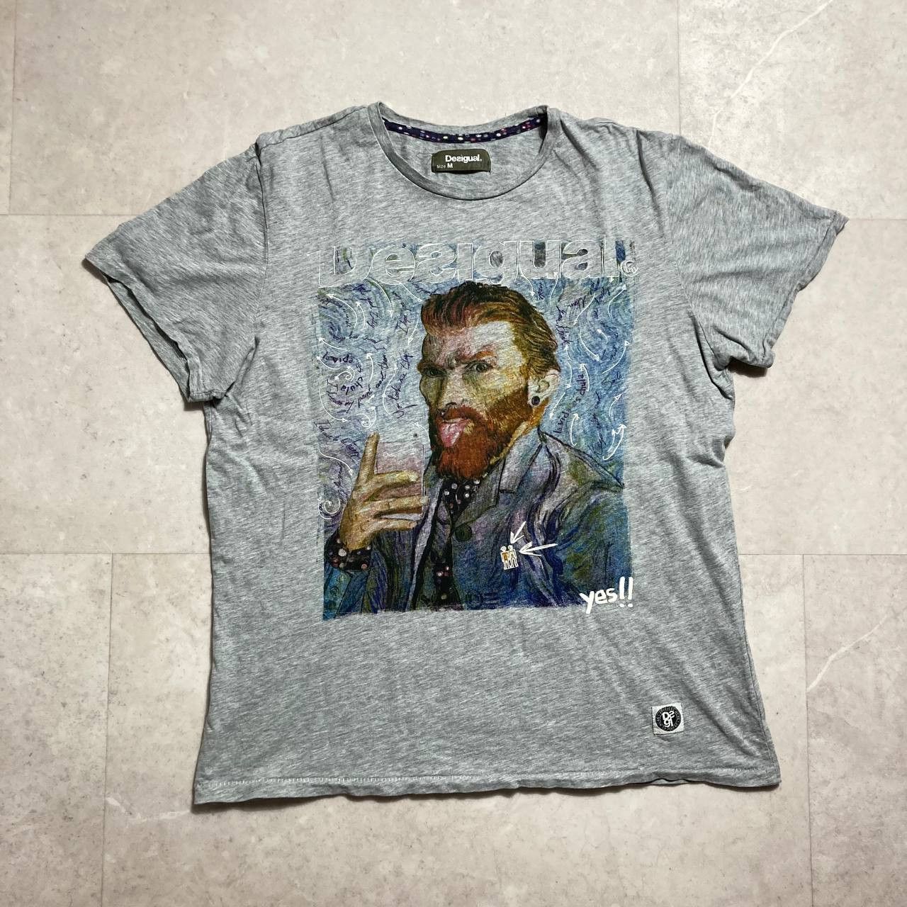 Desigual Vintage Desigual Van Gogh Art Tee Size US M / EU 48-50 / 2 - 1 Thumbnail