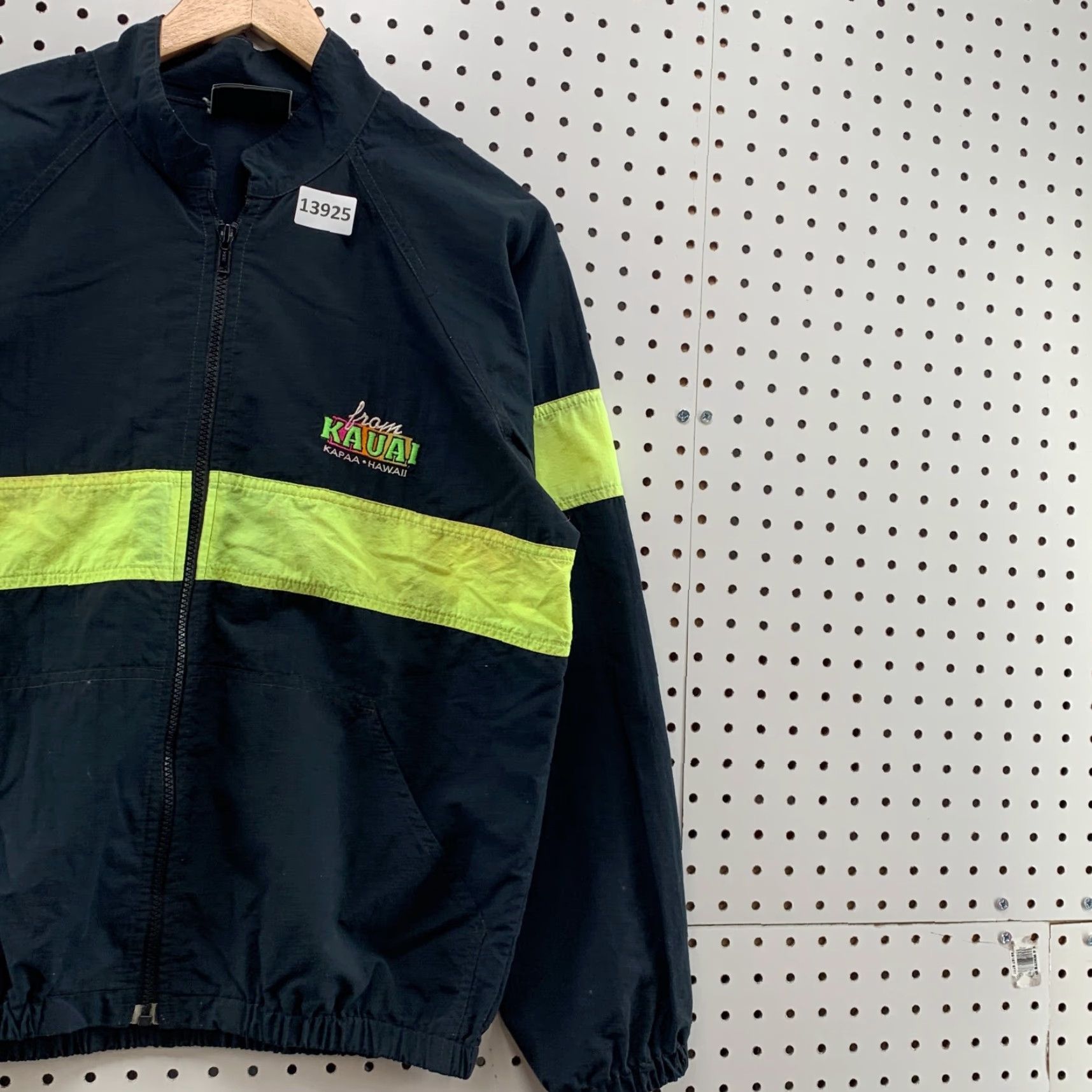 Vintage VINTAGE Honolulu Harbor From Kauai Hawaii Black Yellow Windbreaker Jacket L Size US M / EU 48-50 / 2 - 4 Thumbnail