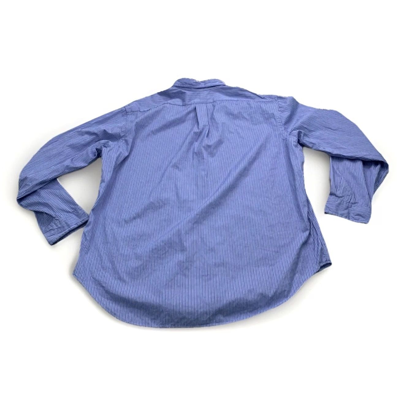 Ralph Lauren VINTAGE Ralph Lauren Button-Down Shirt Striped 90s Blue 2XL Mens Classic Fit Long Sleeve Button Up Shirt Size US XXL / EU 58 / 5 - 6 Thumbnail