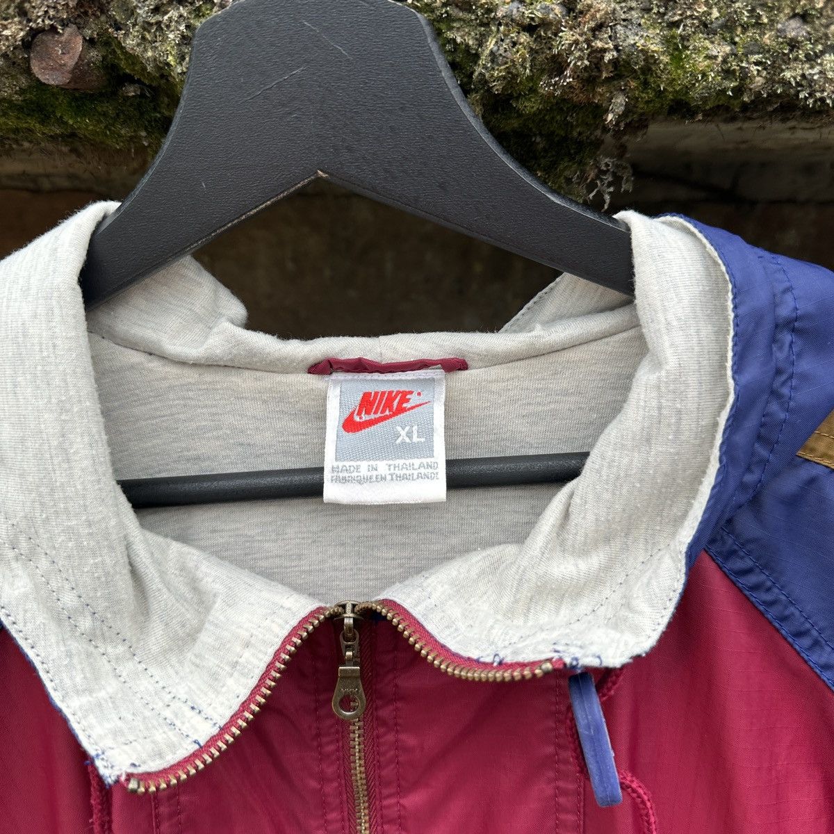 Nike Vintage 80s Nike Light Jacket Gray Tag Spell Out 90s XL Rare Size US XL / EU 56 / 4 - 17 Thumbnail