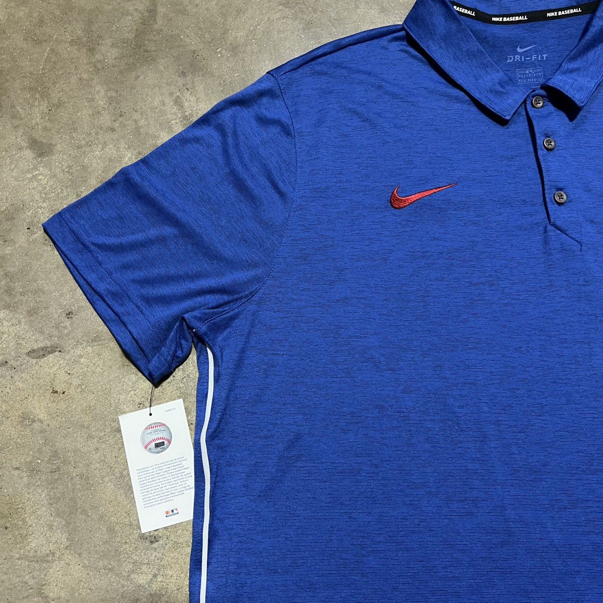 Nike Nike Chicago Cubs Polo Shirt Baseball MLB Golf Deadstock NWT Size US XXL / EU 58 / 5 - 3 Thumbnail