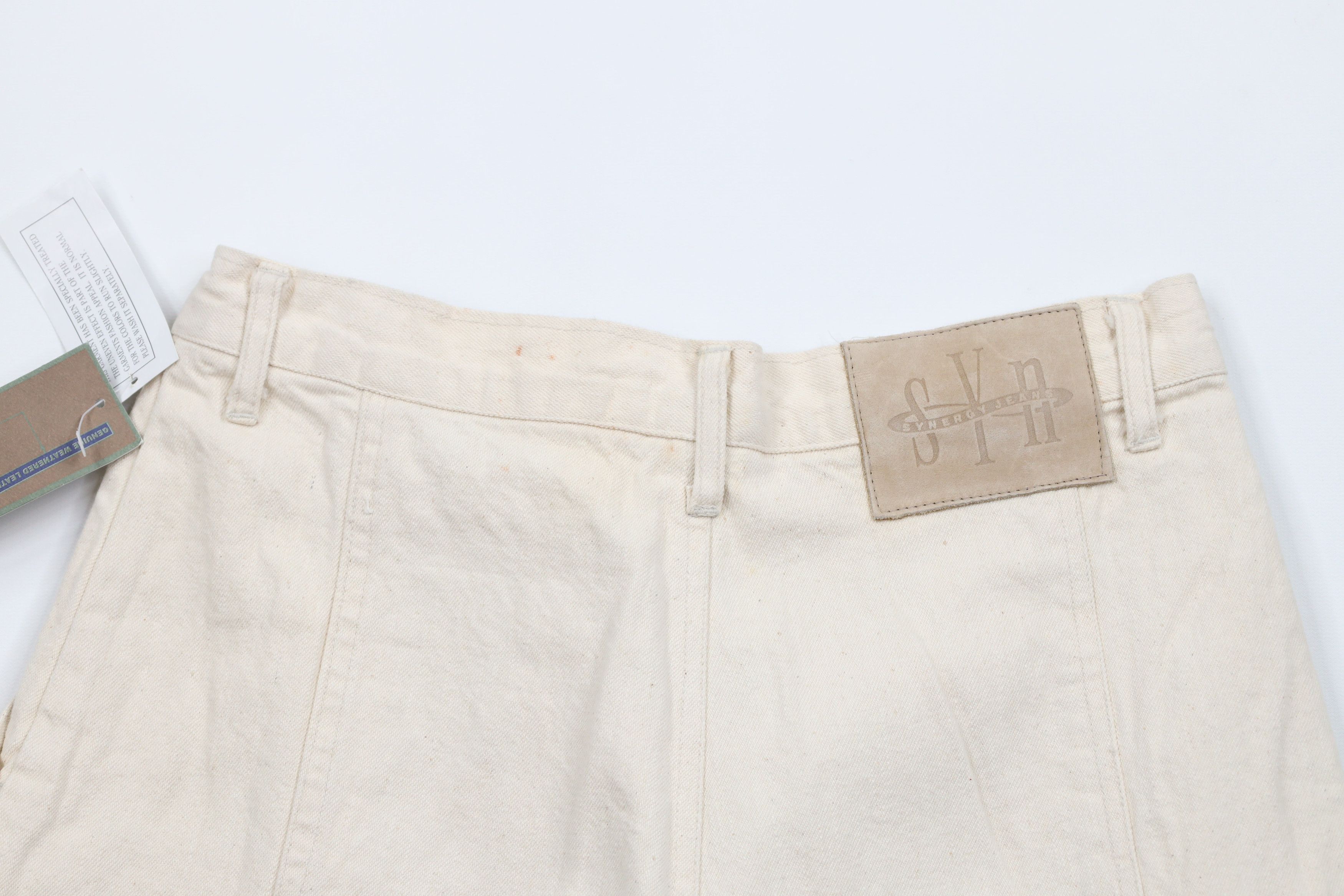 Vintage Deadstock Vintage 90s Streetwear Trim Denim Cargo Shorts Size US 30 / EU 46 - 8 Thumbnail