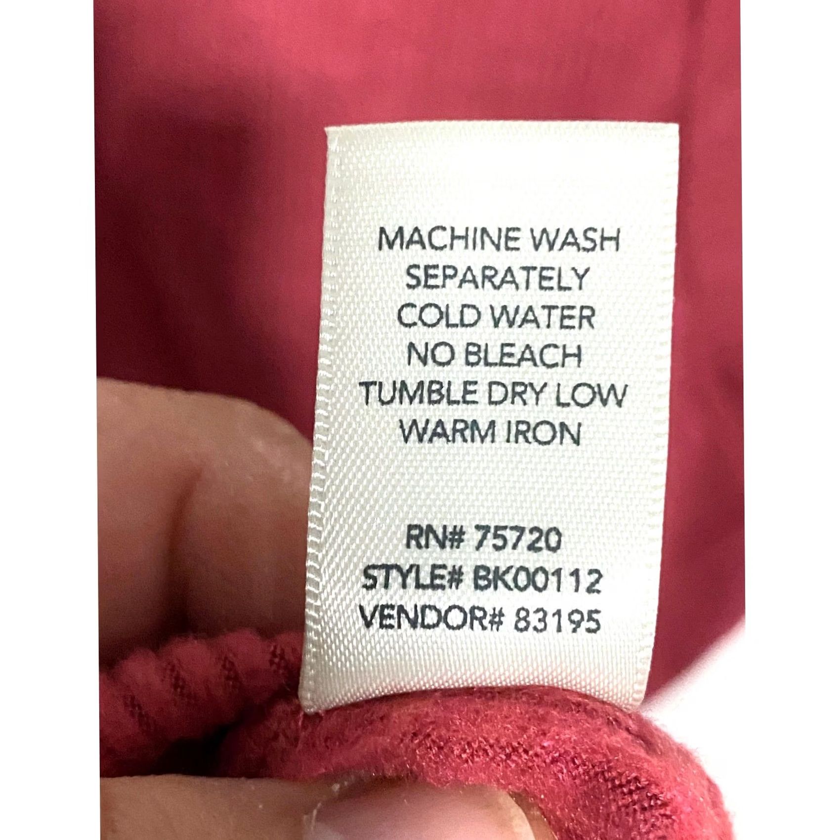 BKE BKE V Neck Tank Top Womens S Red Ribbed Stretch Summer Grunge Skater Y2K Edgy Size S / US 4 / IT 40 - 7 Thumbnail