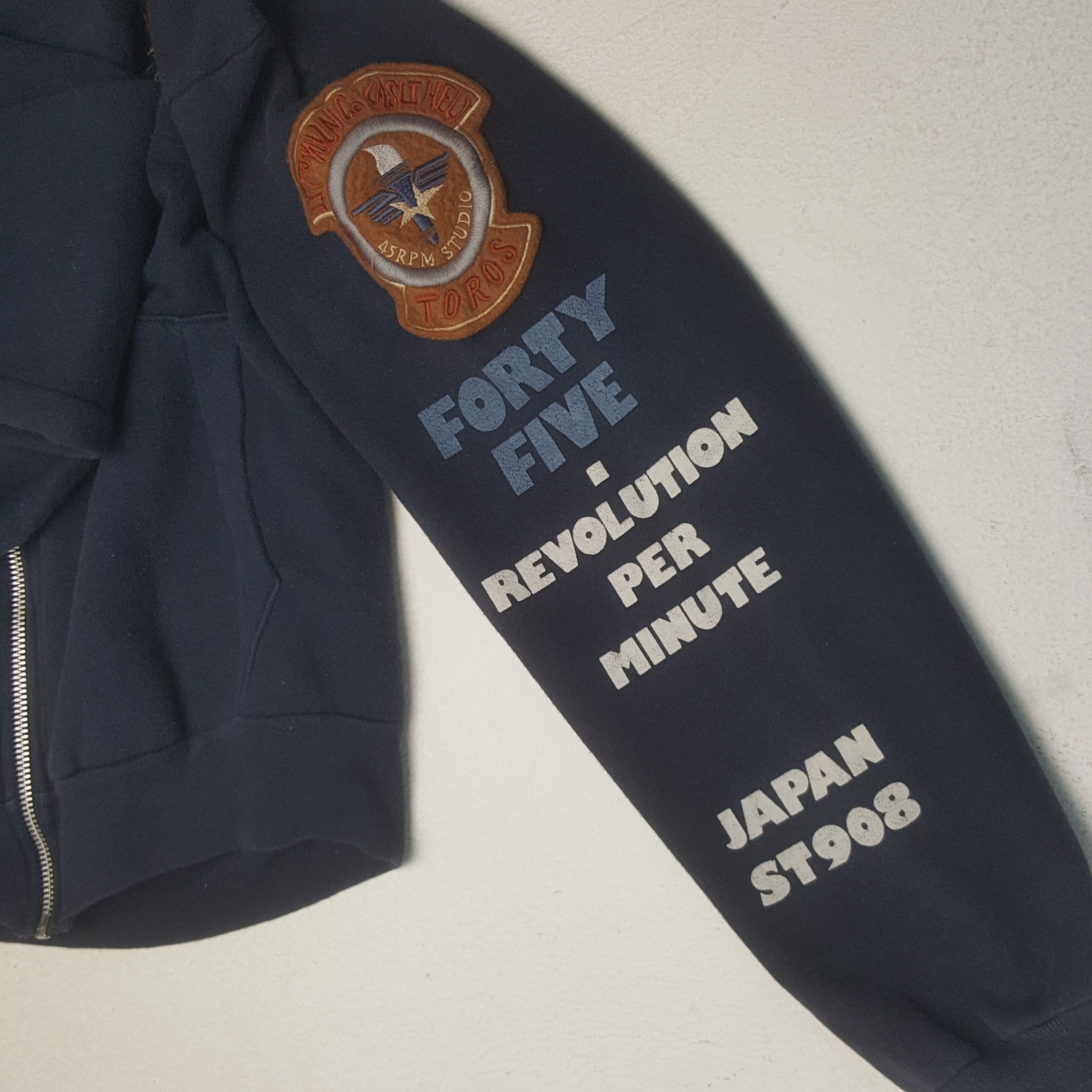Vintage 45rpm Japanese Brand Zipper Hoodies