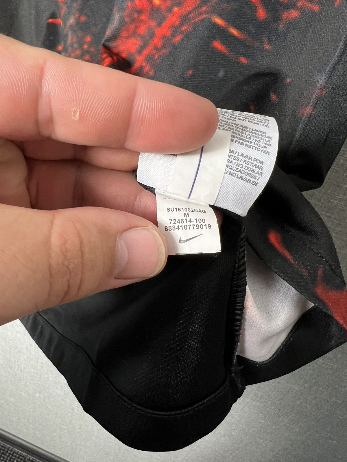 Other Nike Paris Saint-Germain Flame All Over Printed Jersey Size US M / EU 48-50 / 2 - 13 Thumbnail