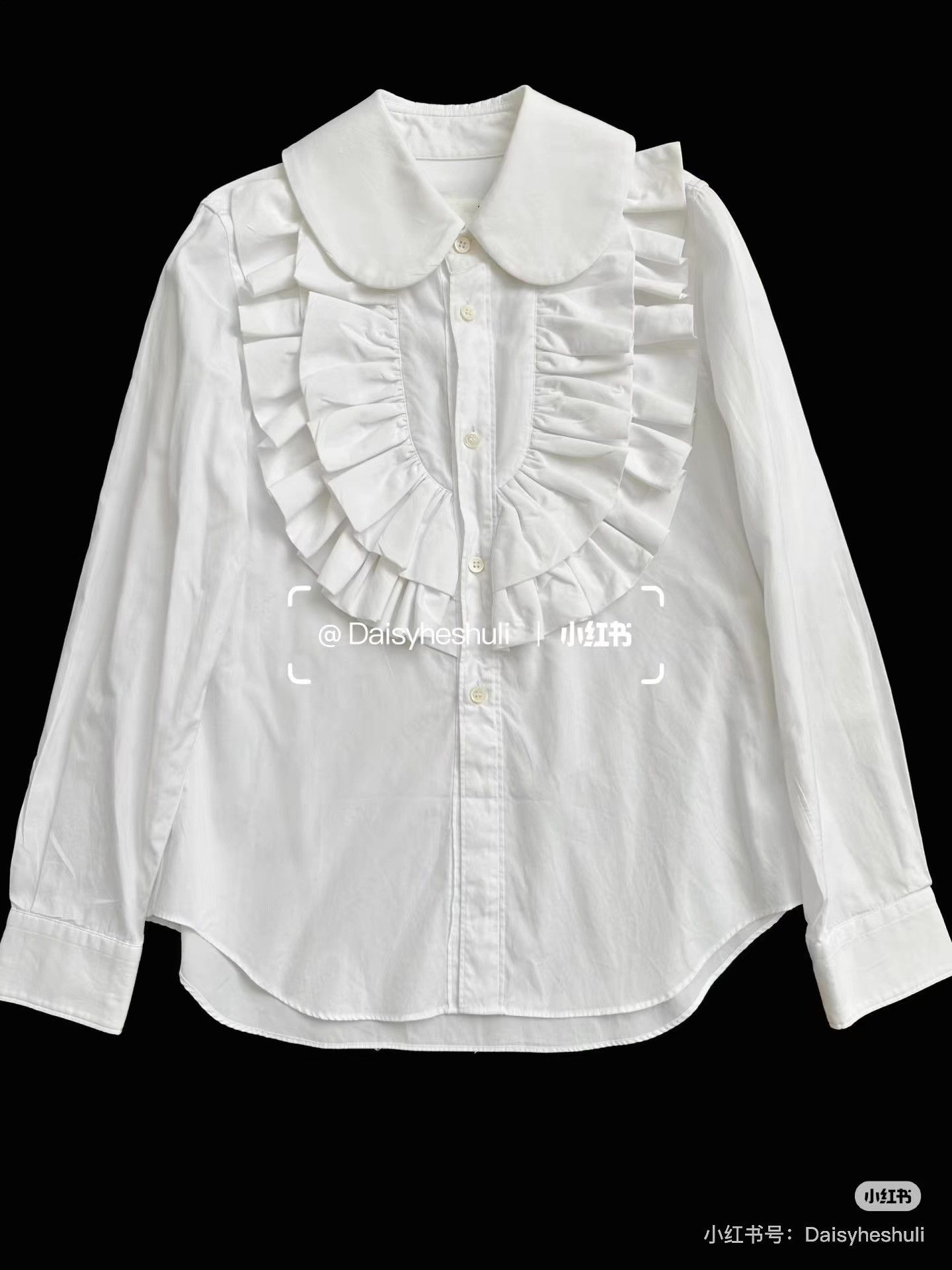Comme des Garcons Comme des Garçons Pan Collar White Shirt。 Ｑ24 Size XS / US 0-2 / IT 36-38 - 1 Thumbnail