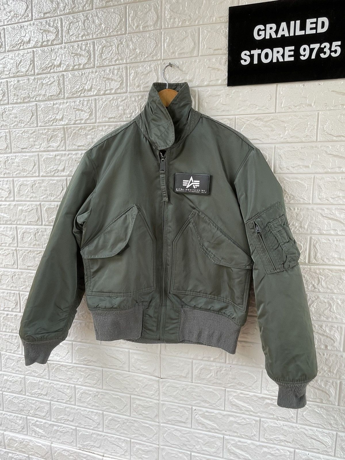 Alpha Industries Vintage Alpha Industries Bomber Jacket Size US L / EU 52-54 / 3 - 3 Thumbnail