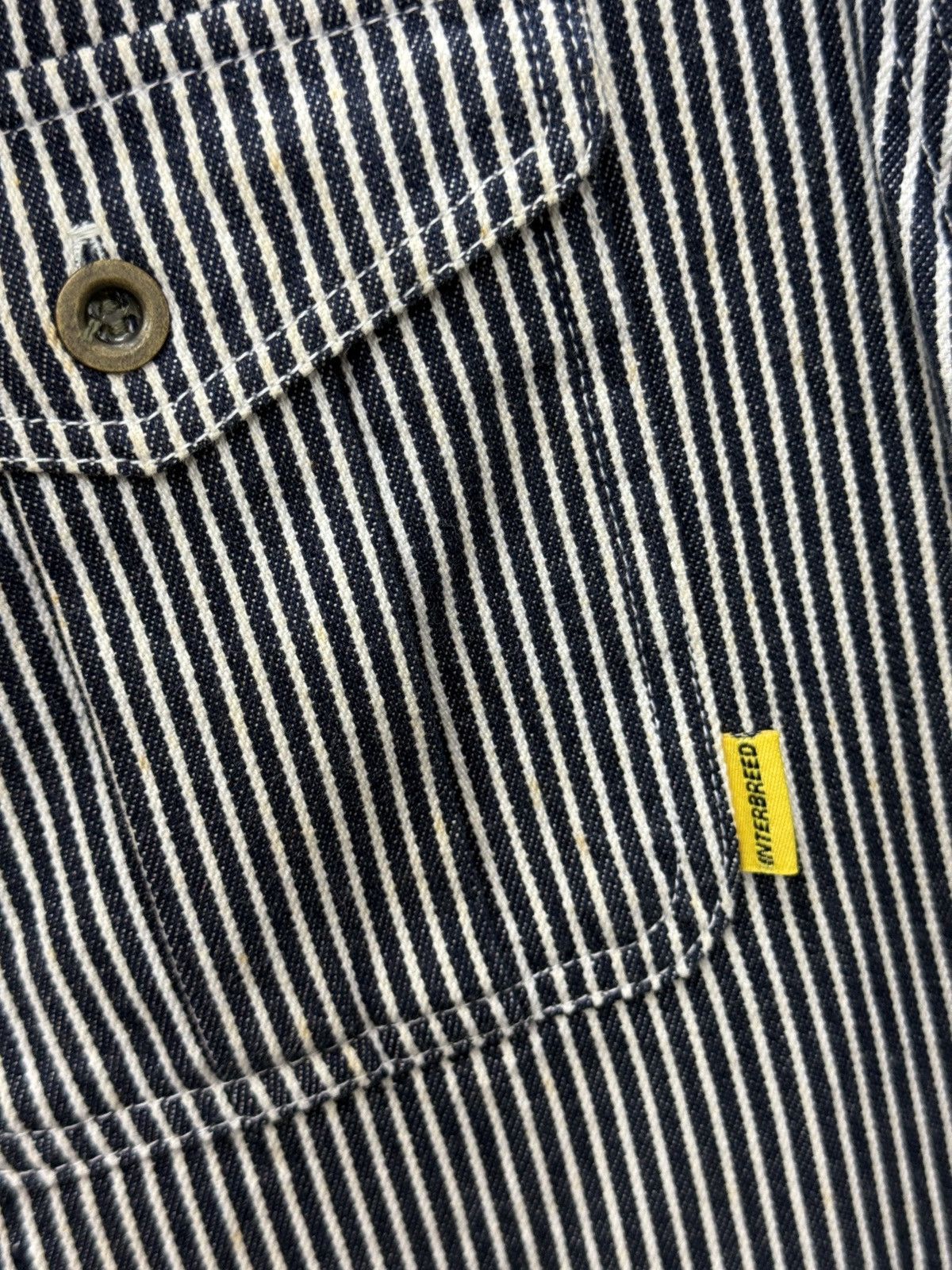 Japanese Brand 🔥🔥🔥ARCHIVE INTERBREED HICKORY SHIRTS PULLOVER Size US M / EU 48-50 / 2 - 6 Thumbnail