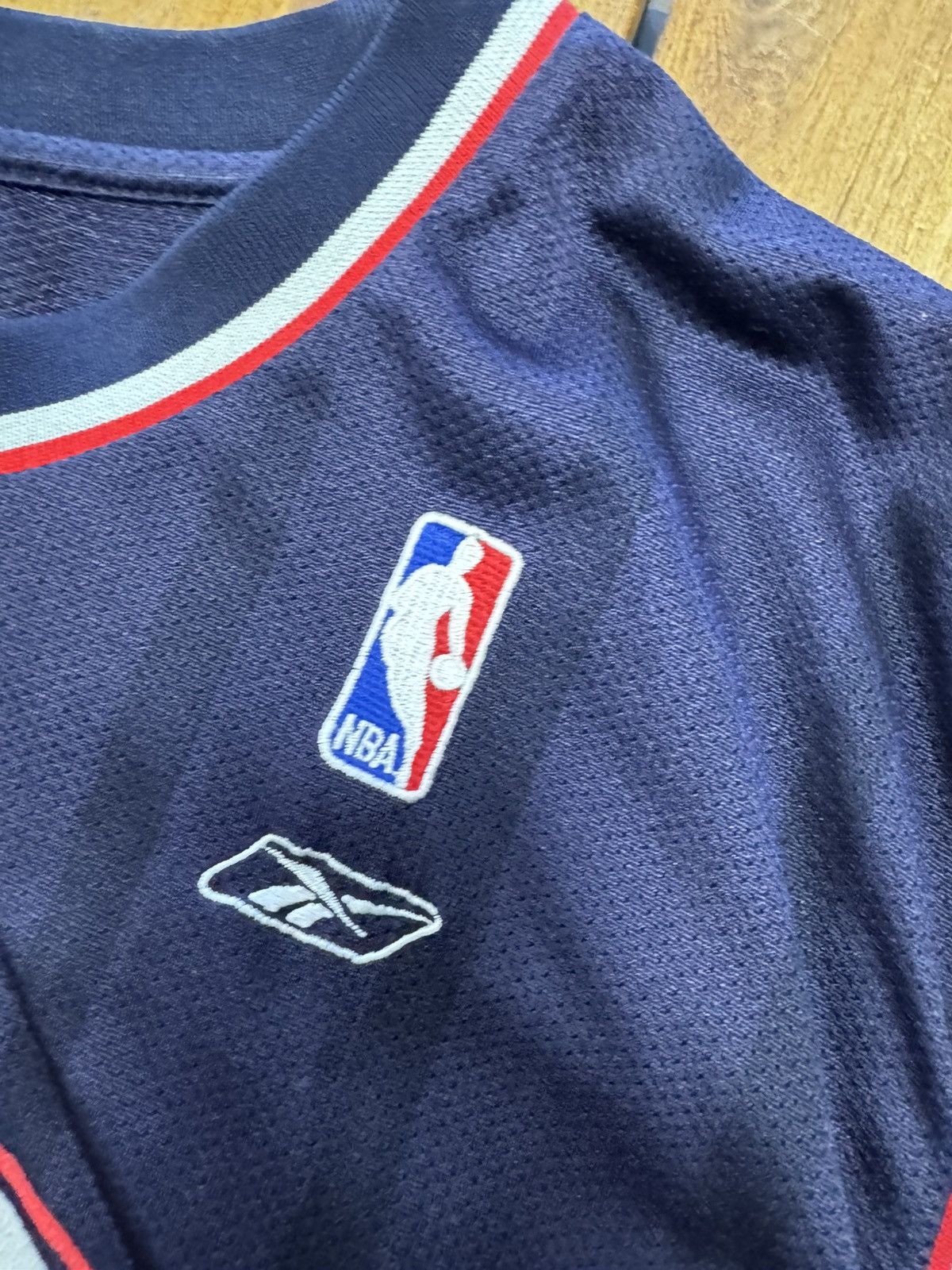 Reebok 2006-07 Vince Carter New Jersey Nets NBA Reebok Jersey Navy Size US XL / EU 56 / 4 - 4 Thumbnail