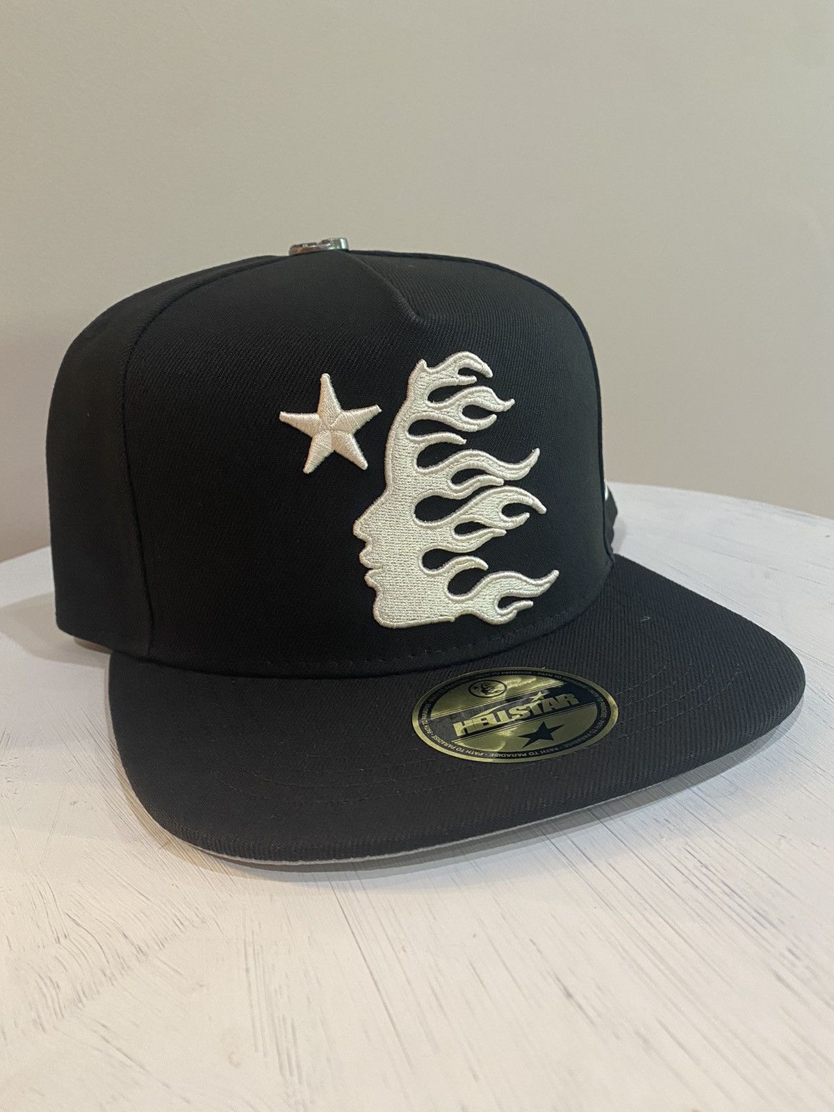 image of Hellstar Fitted Hat (7 3/8) in Black, Men's