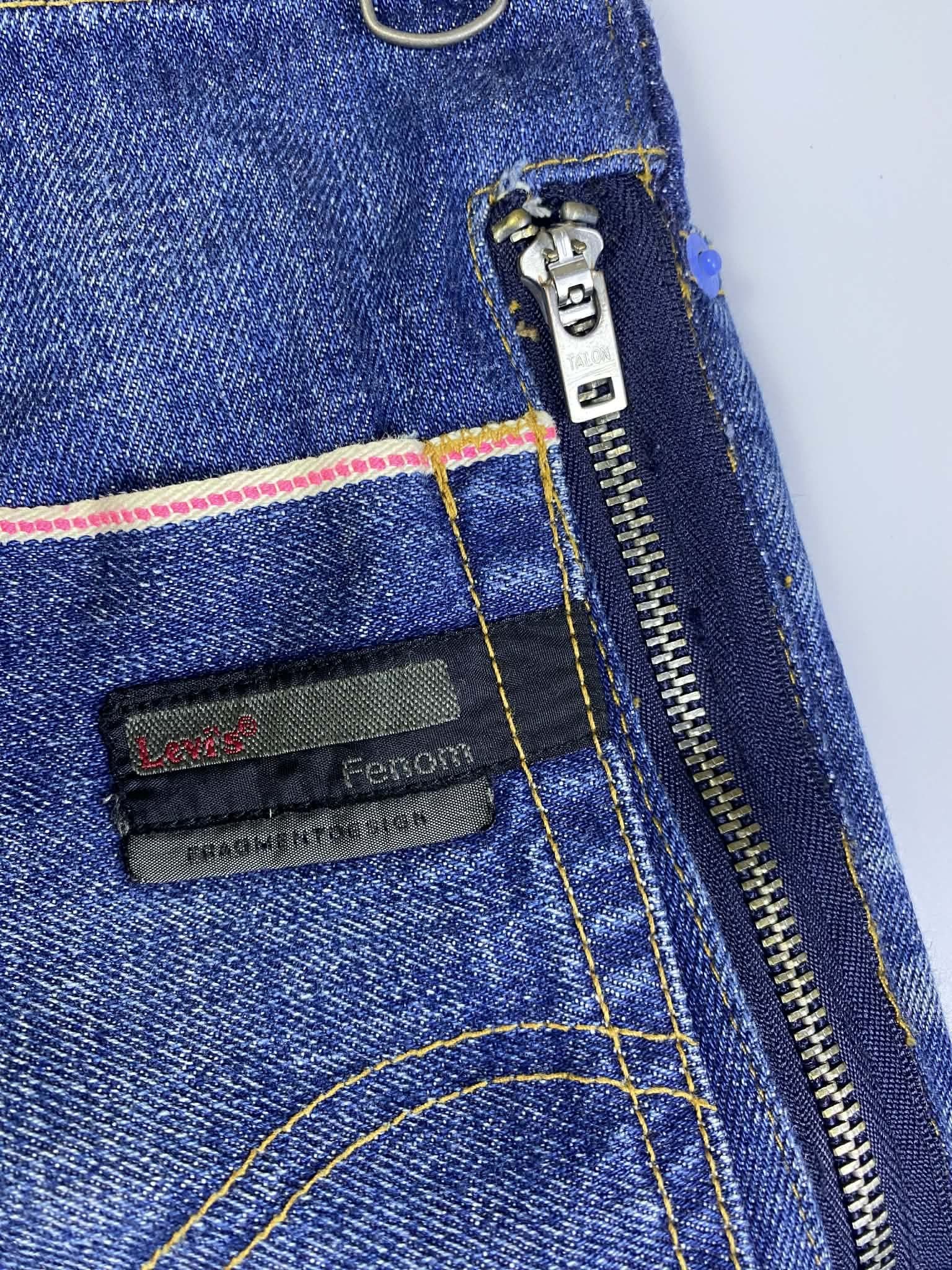 Fragment Design × Levi's Levi’s Fenom x Fragment Design Selvedge Denim Pants Size US 30 / EU 46 - 11 Thumbnail