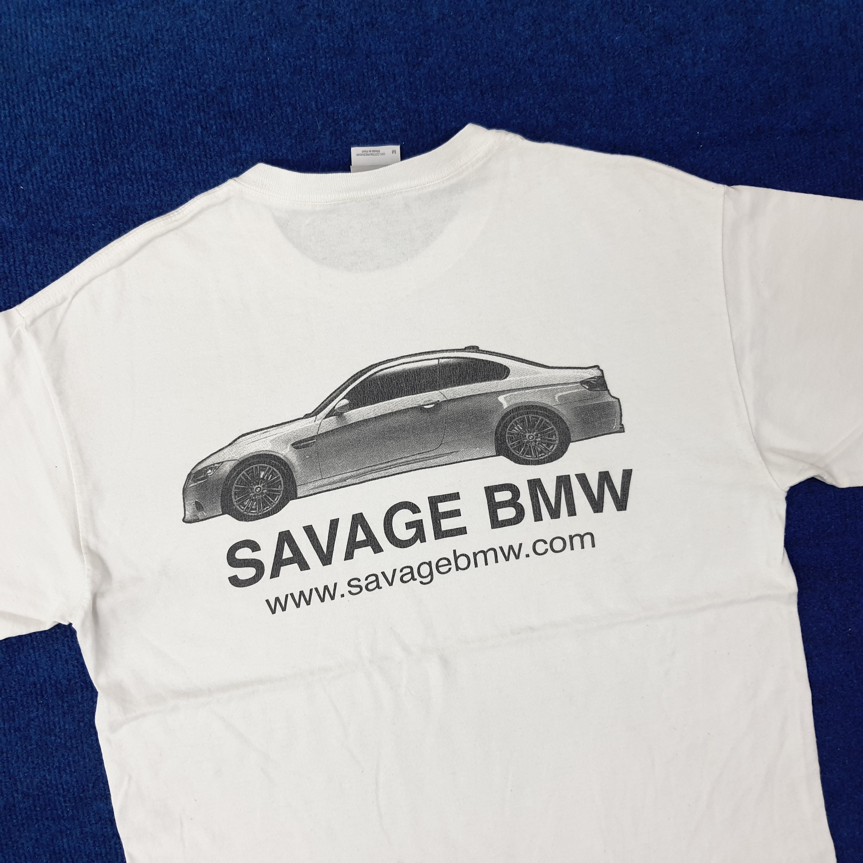 BMW Vintage Savage BMW Automobile Motorsports Tshirt C223N46 Size US M / EU 48-50 / 2 - 2 Thumbnail