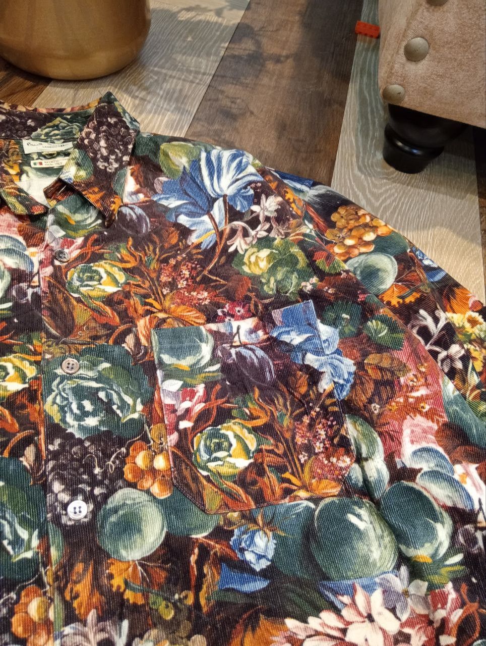 Paul Smith VINTAGE PAUL SMITH LONDON FLORAL OVERPRINT OVERSIZED SHIRT Size US M / EU 48-50 / 2 - 7 Thumbnail