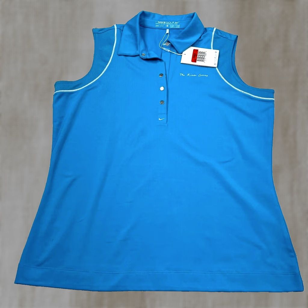 Nike Nike Polo Shirt Women L Blue Dri Fit Performance Half Zip Golf Top Size L / US 10 / IT 46 - 1 Thumbnail