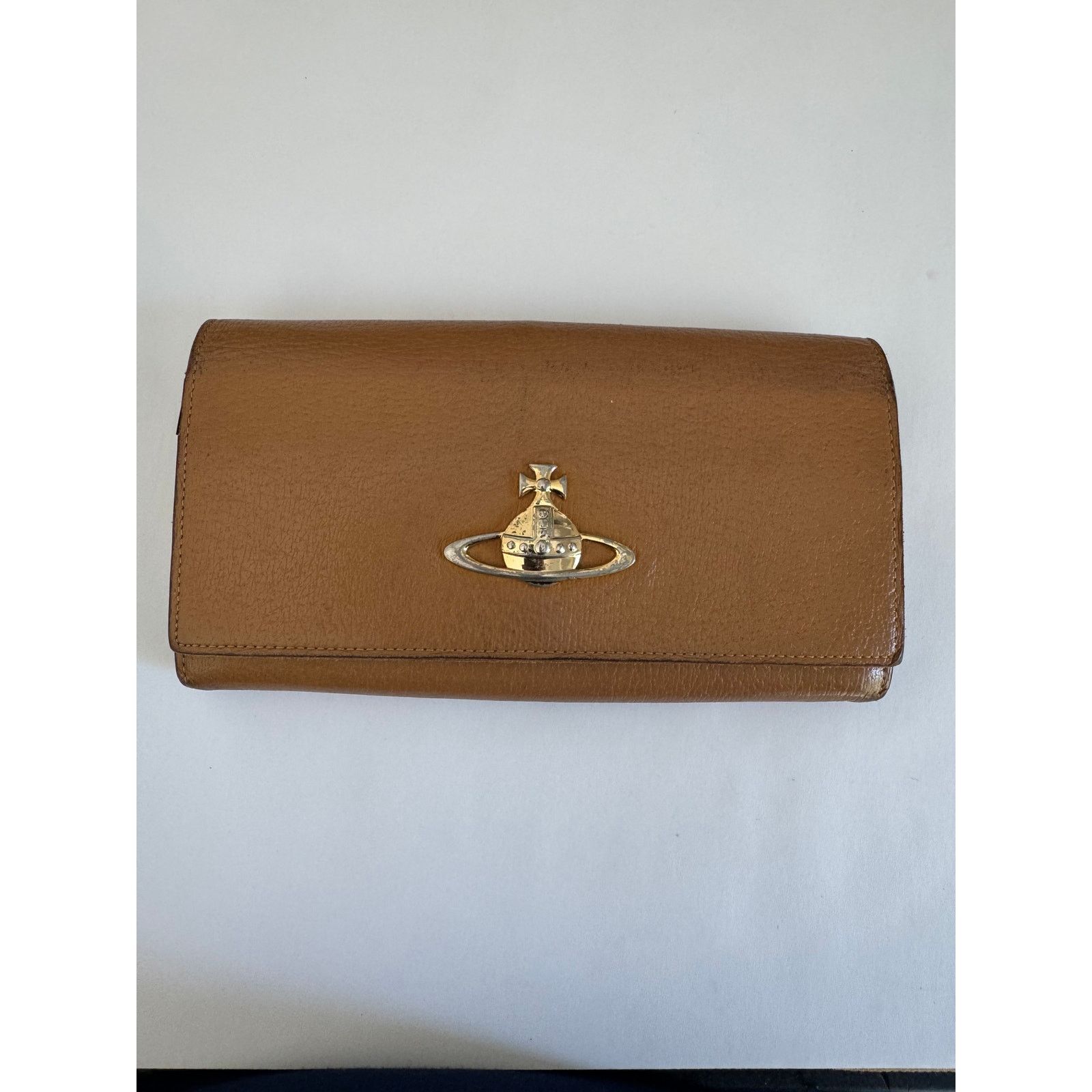 Vivienne Westwood Vivienne Westwood Long Brown Leather Wallet Size ONE SIZE - 1 Thumbnail