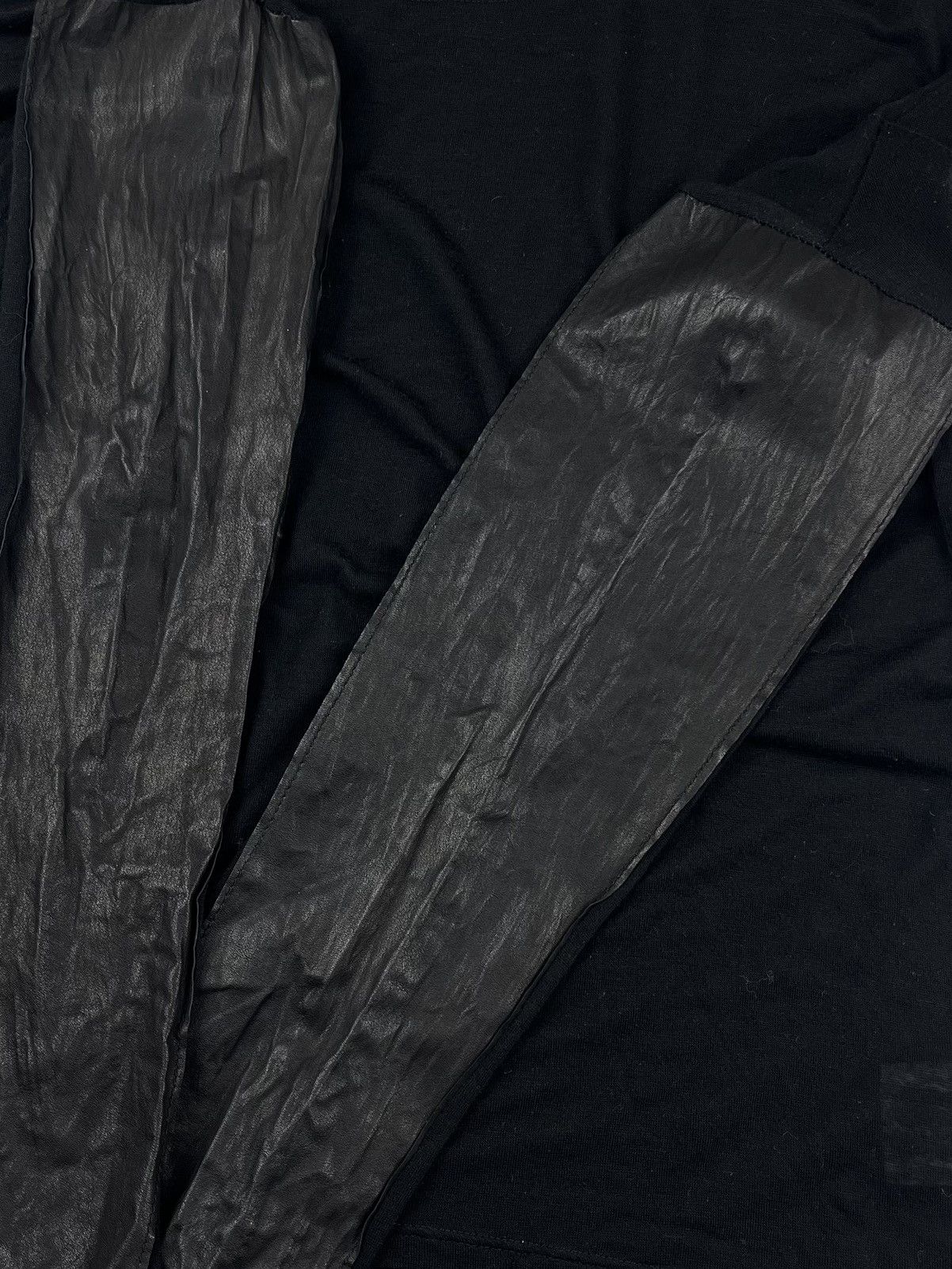Chrome Hearts Chrome Hearts Cross Patch Leather Sleeves Longsleeve Tshirt Size M / US 6-8 / IT 42-44 - 4 Thumbnail